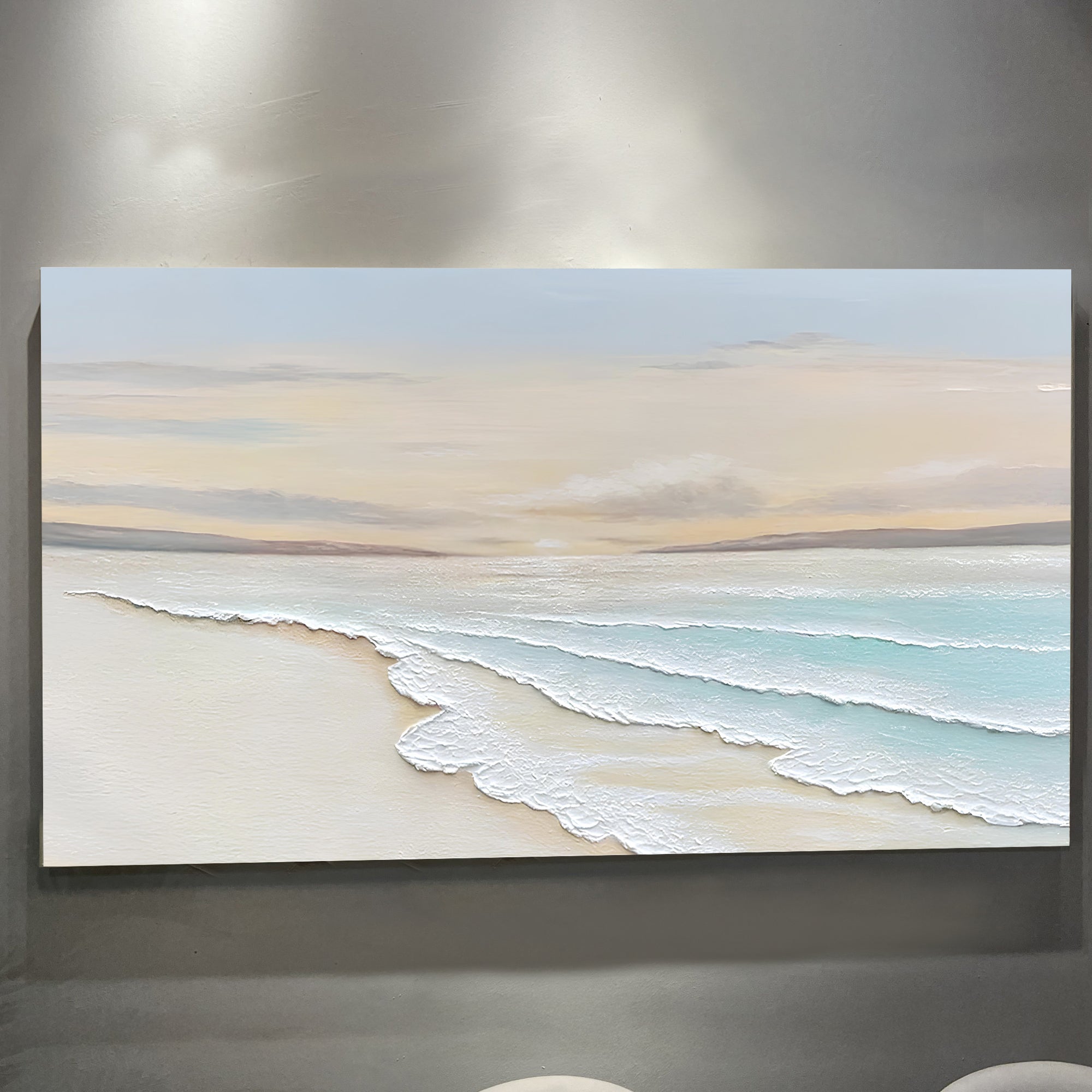 Serene Ocean Wave Coastal Wall Art IV on sale at MyriadMart