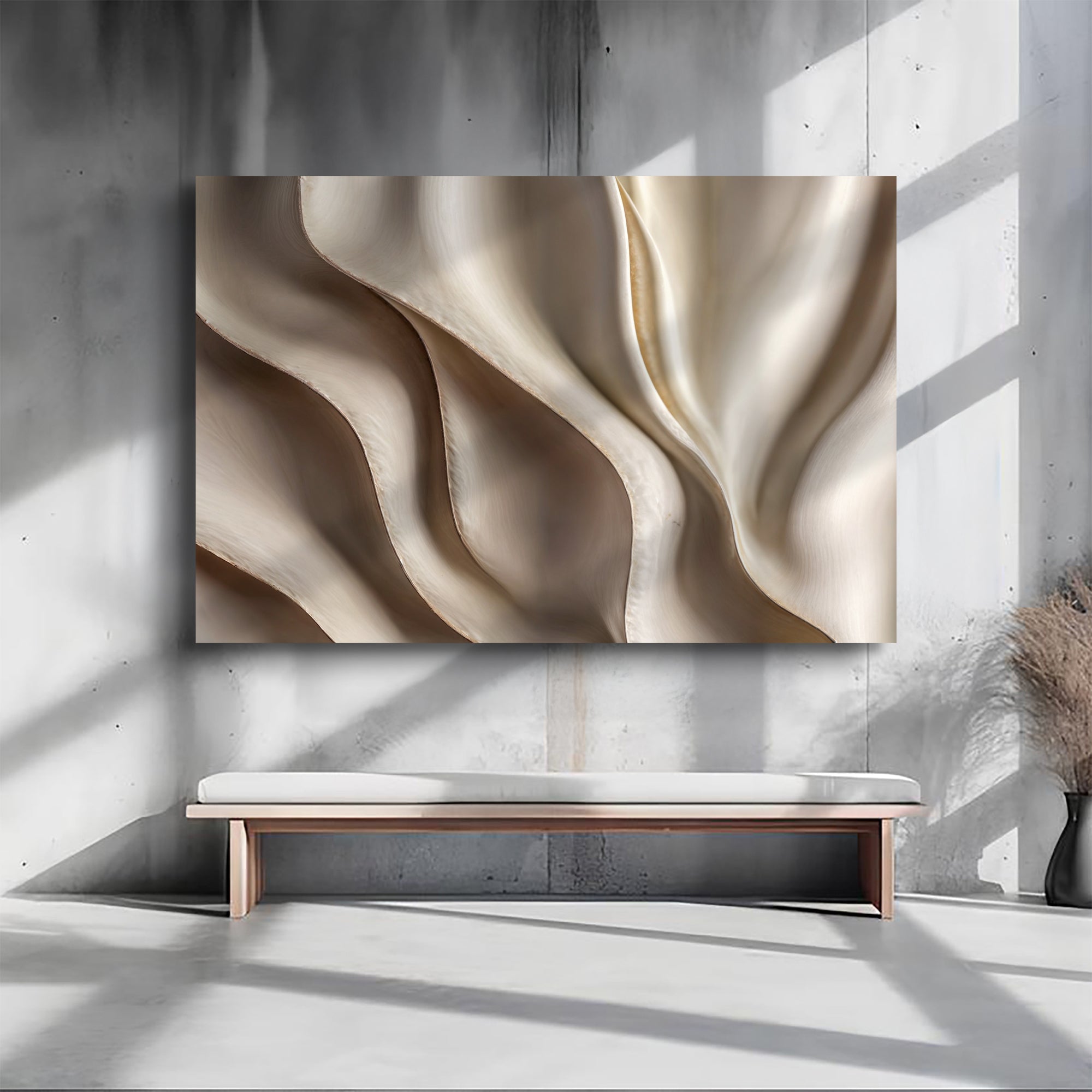 Beyond the Surface – 3D Abstract Waves Wall Art on sale at MyriadMart