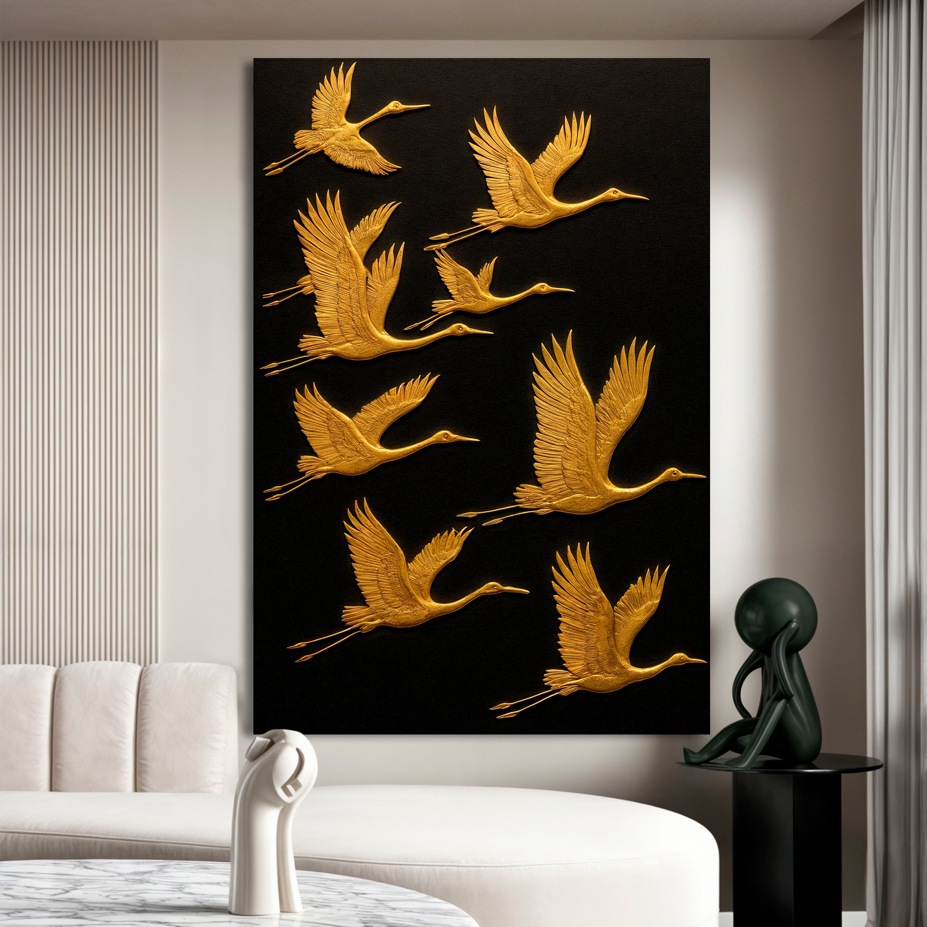 Abstract Sandhill Cranes Wall Art on sale at MyriadMart