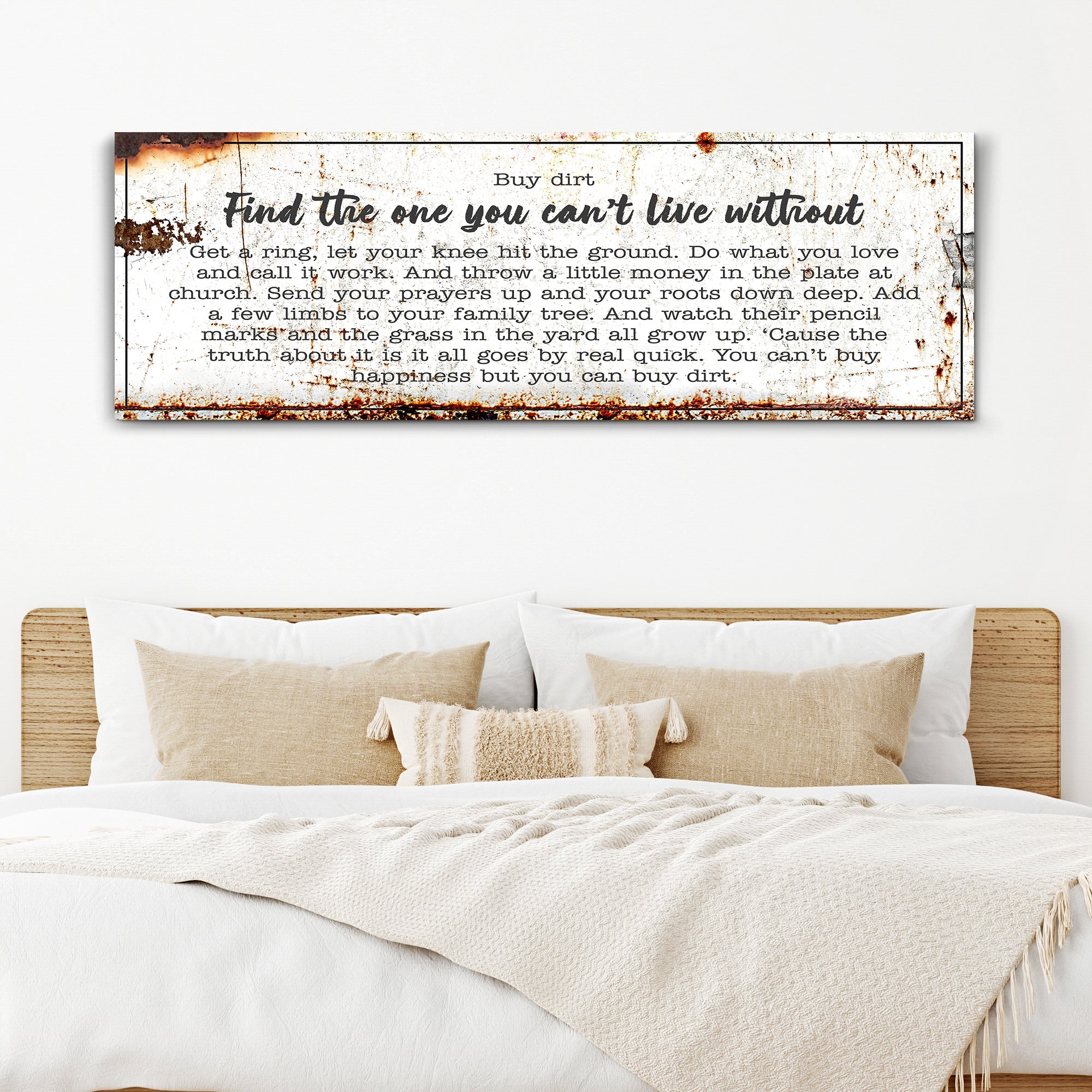 Find The One You Can't Live Without Family Sign on sale at MyriadMart