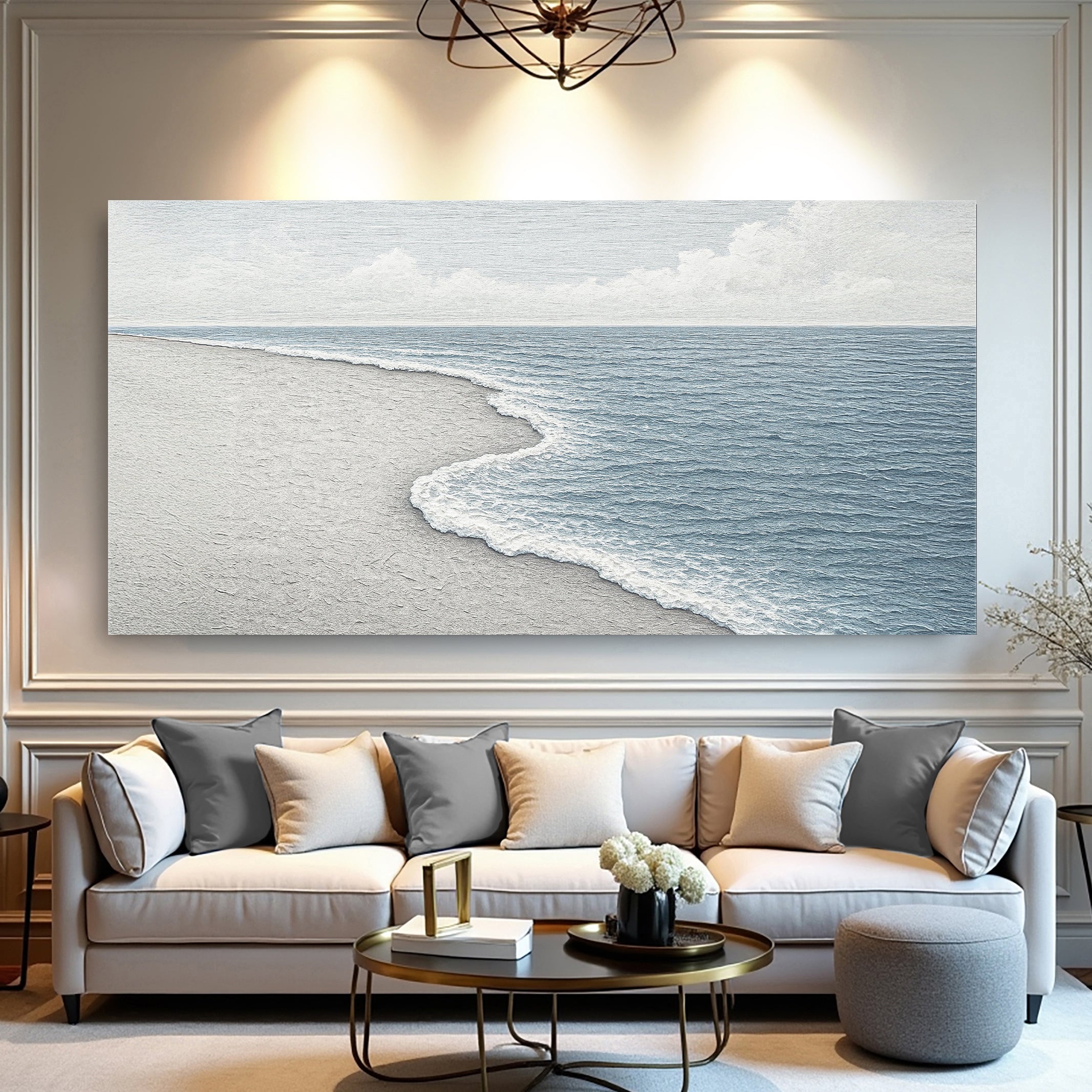 Abstract Beach Shore Wall Art on sale at MyriadMart