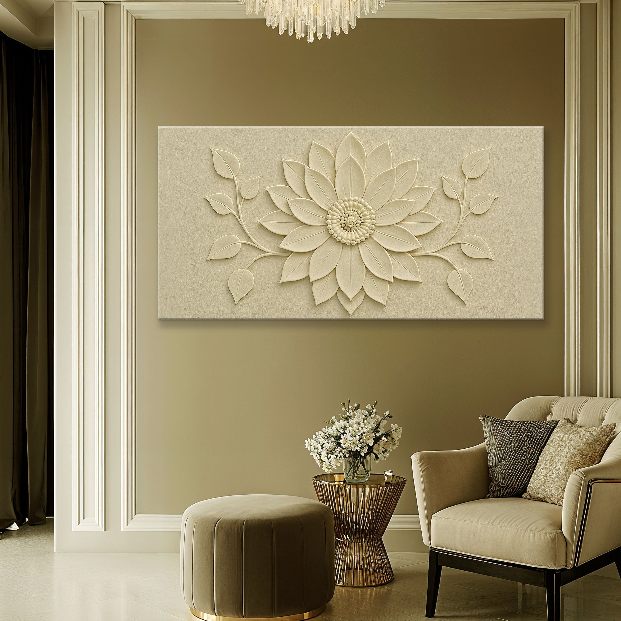 Floral Abstract Wall Art VI on sale at MyriadMart