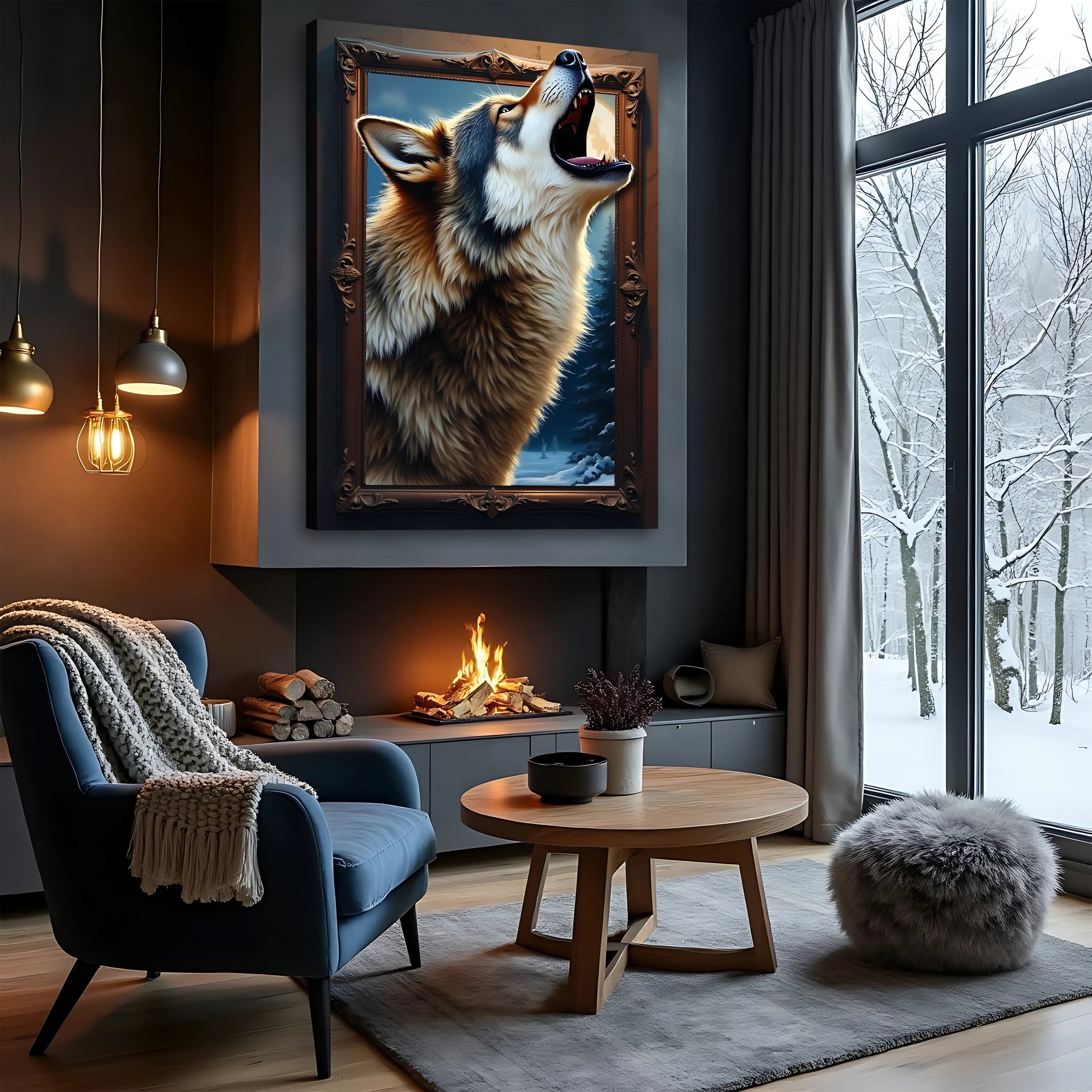 3D Wolf Wall Art on sale at MyriadMart