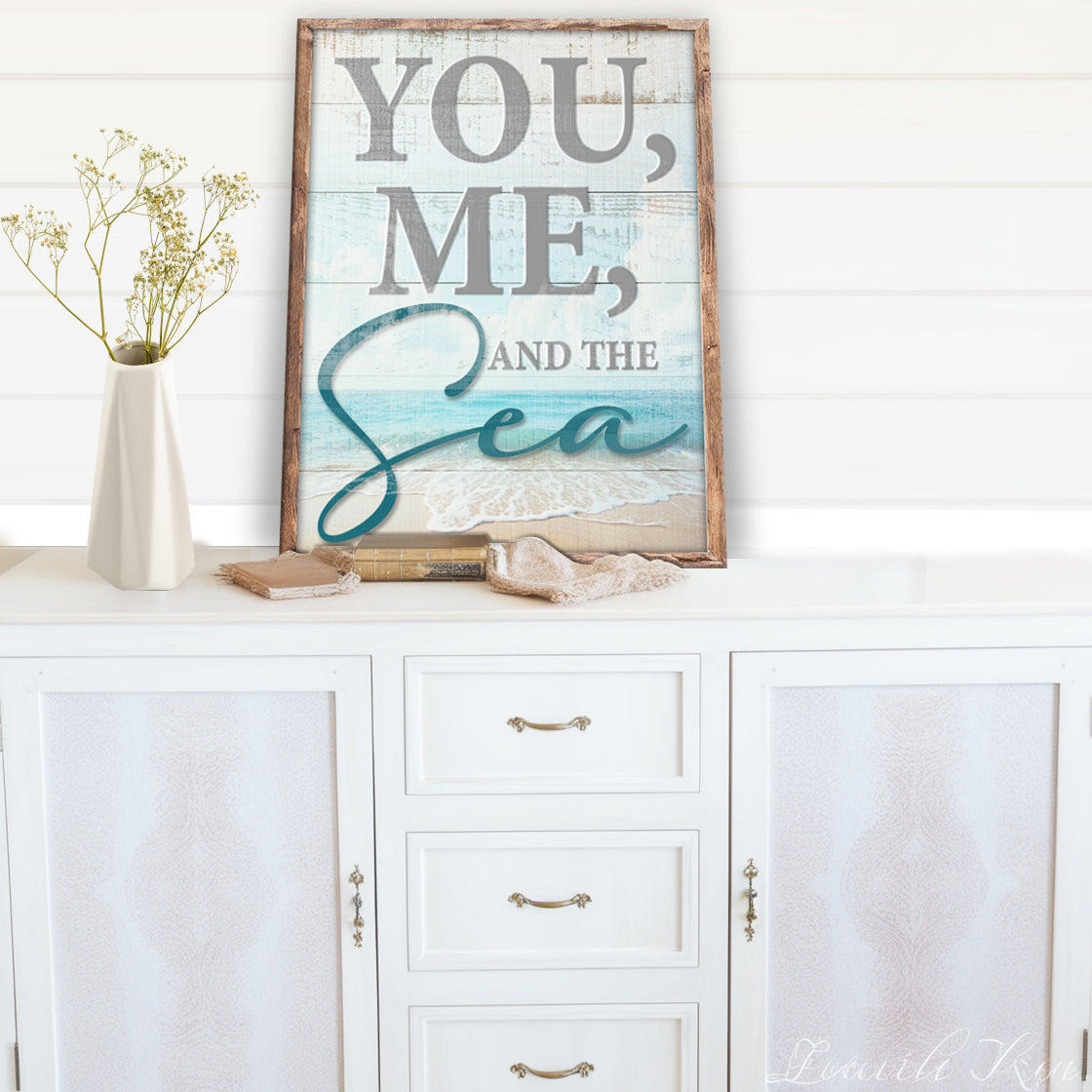 You Me and the Sea Coastal Sign II on sale at MyriadMart