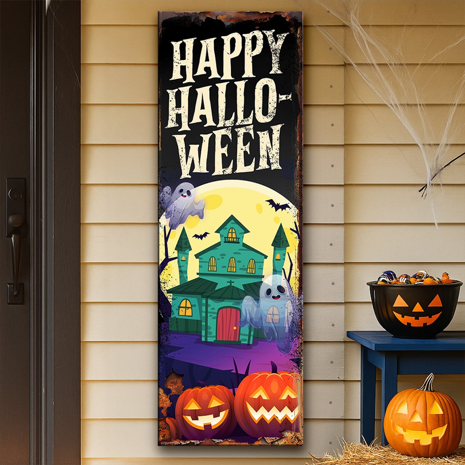 Halloween Welcome Sign on sale at MyriadMart