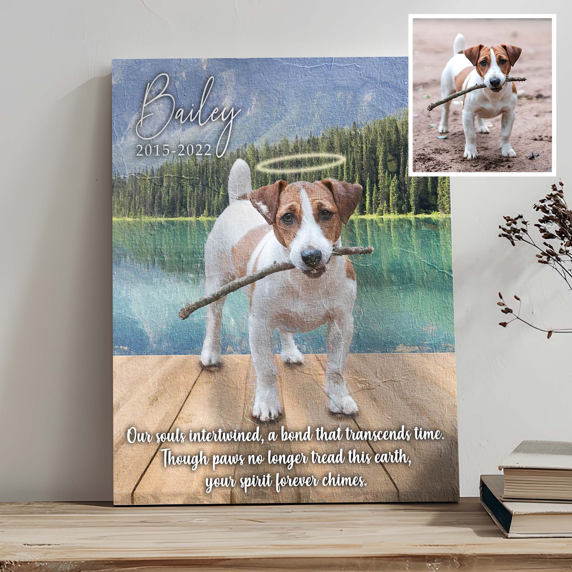 Pet Memorial Sign A Bond That Transcends Time on sale at MyriadMart