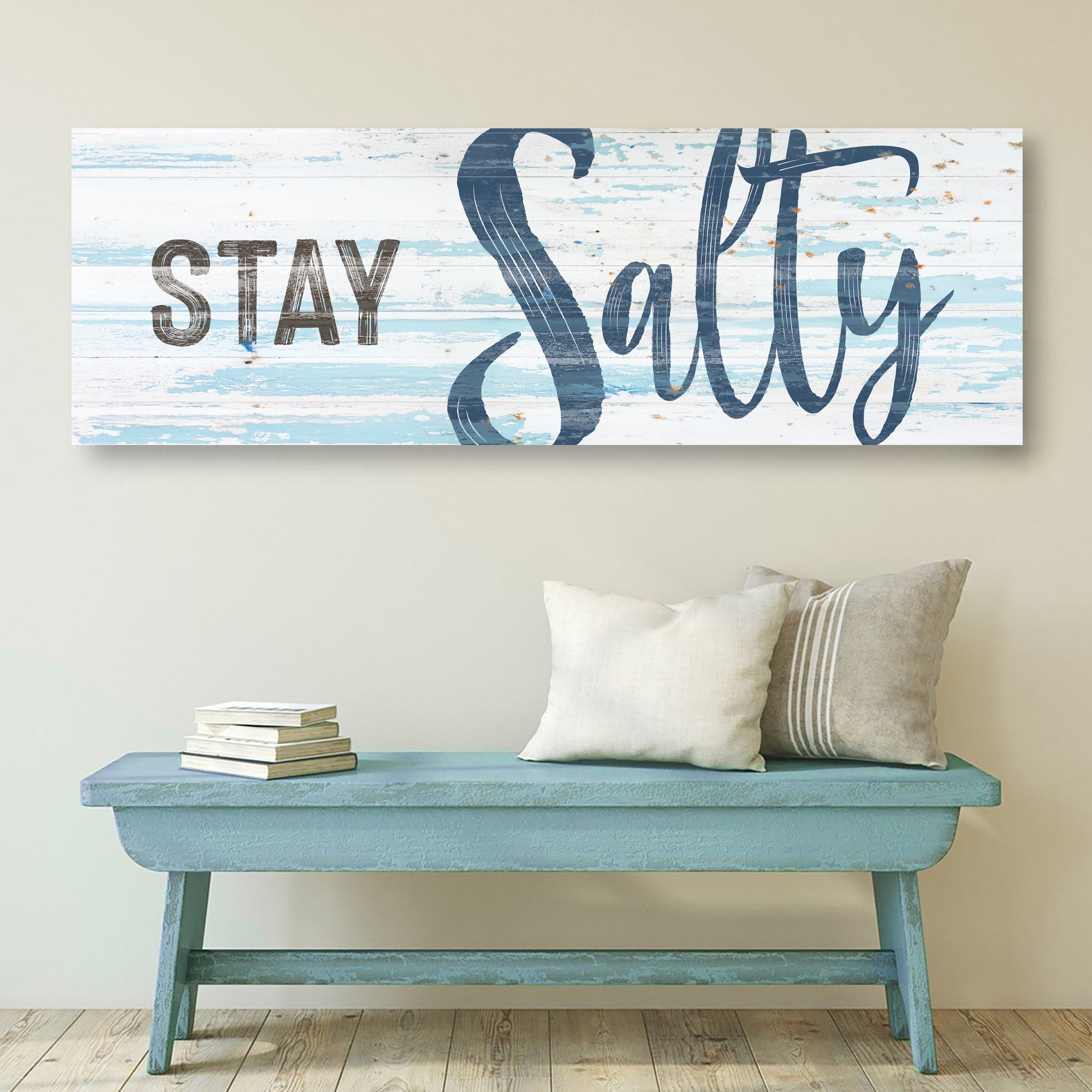Stay Salty Coastal Sign IX on sale at MyriadMart