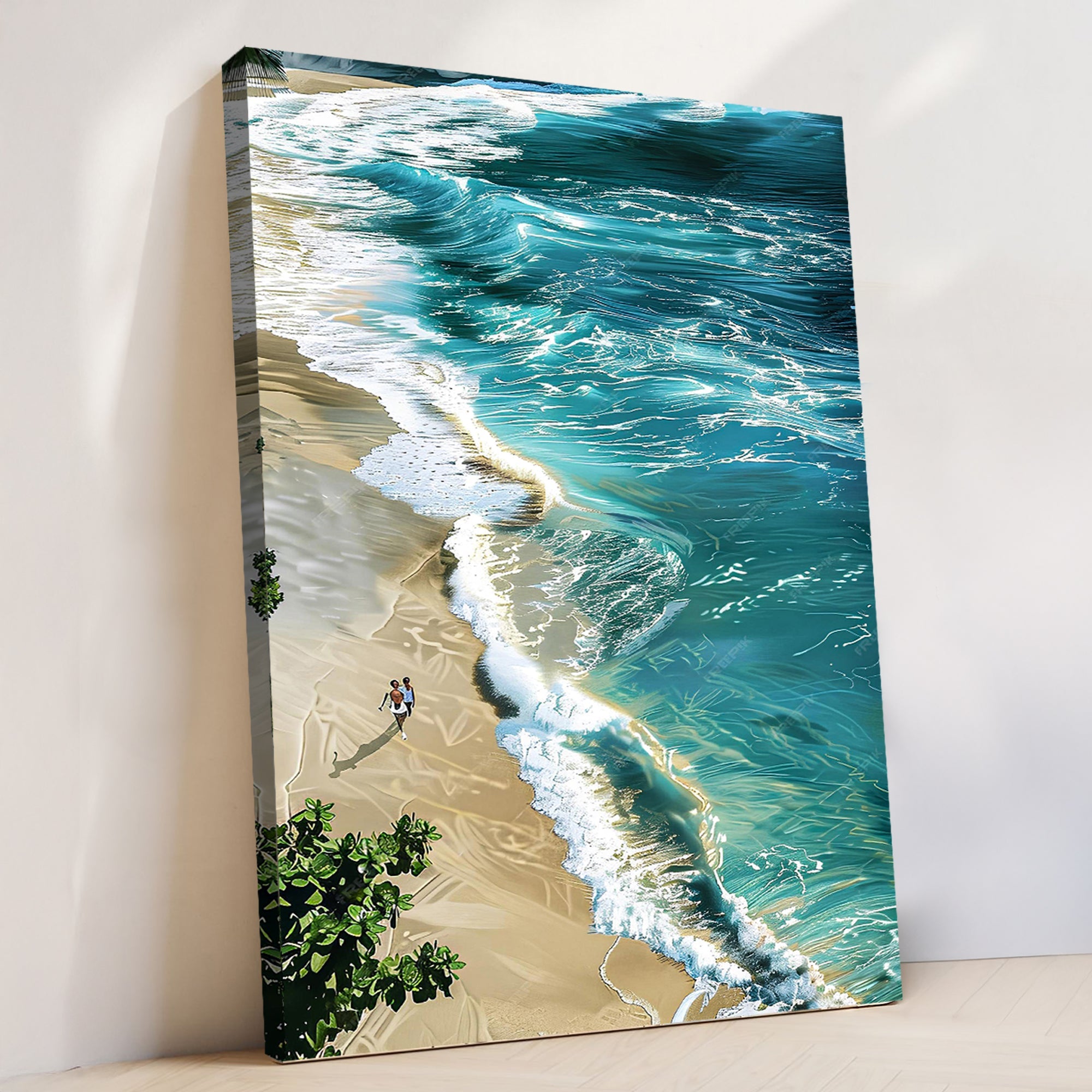 Beachfront Painting Coastal Wall Art II on sale at MyriadMart