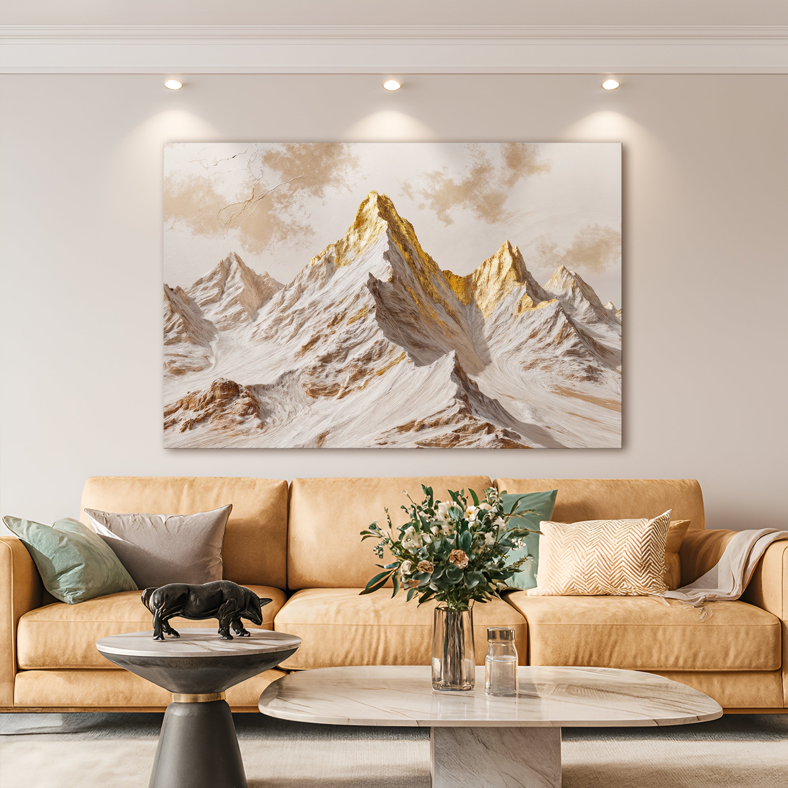 Golden Peaks Wall Art on sale at MyriadMart