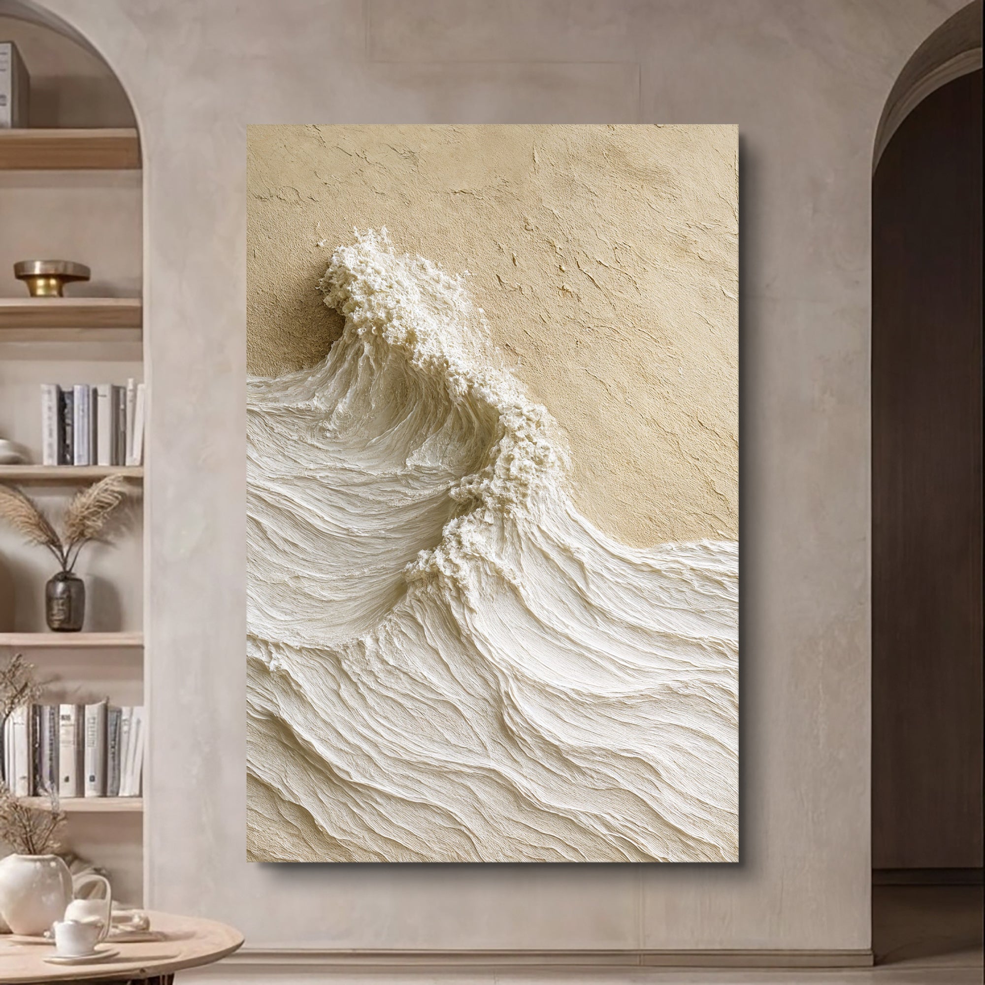 Modern Neutral Mountain Wall Art on sale at MyriadMart