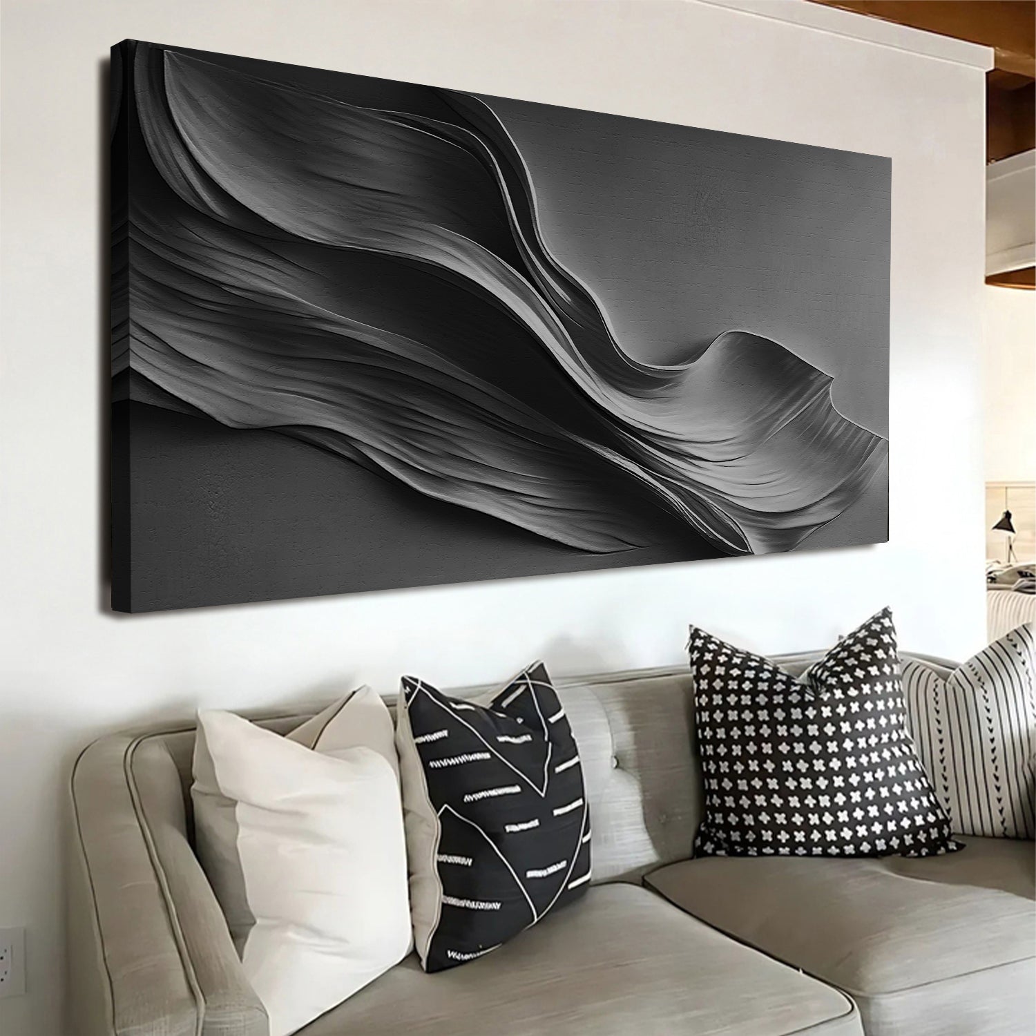 Black Minimalist Wall Art on sale at MyriadMart