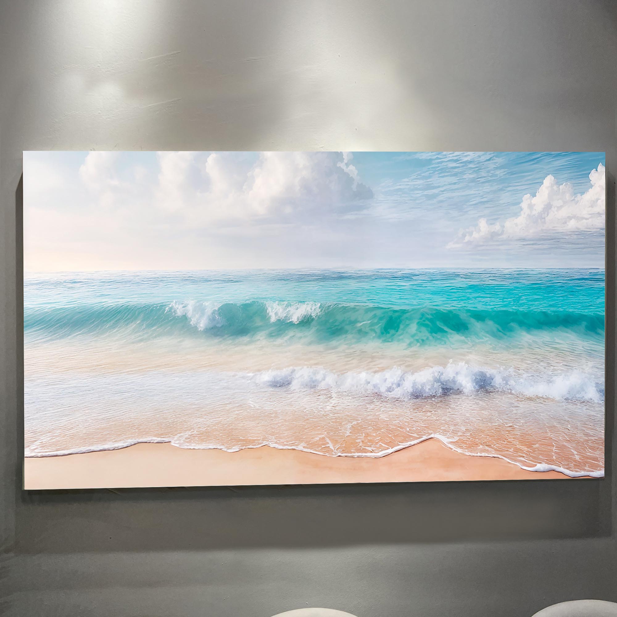 Serene Ocean Wave Coastal Wall Art XII on sale at MyriadMart