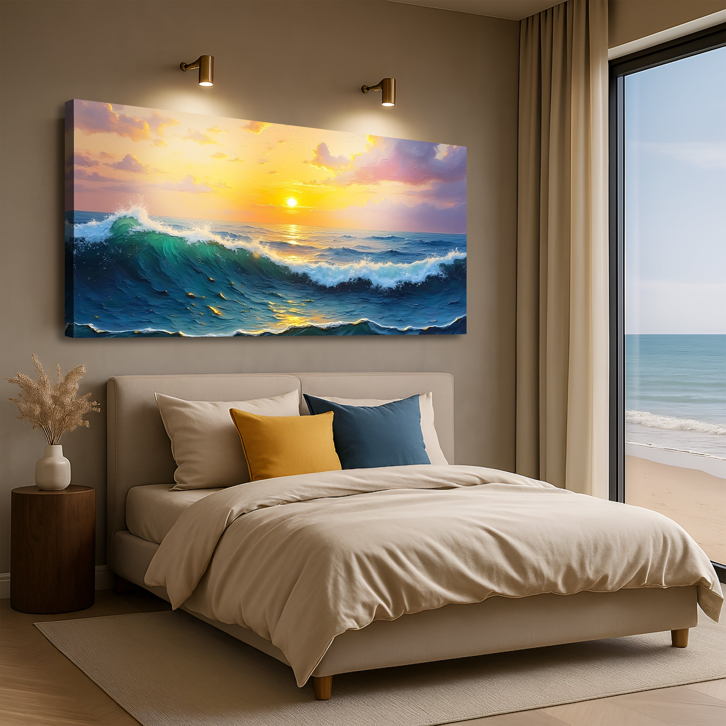 Waterscape Abstract Wall Art XII on sale at MyriadMart