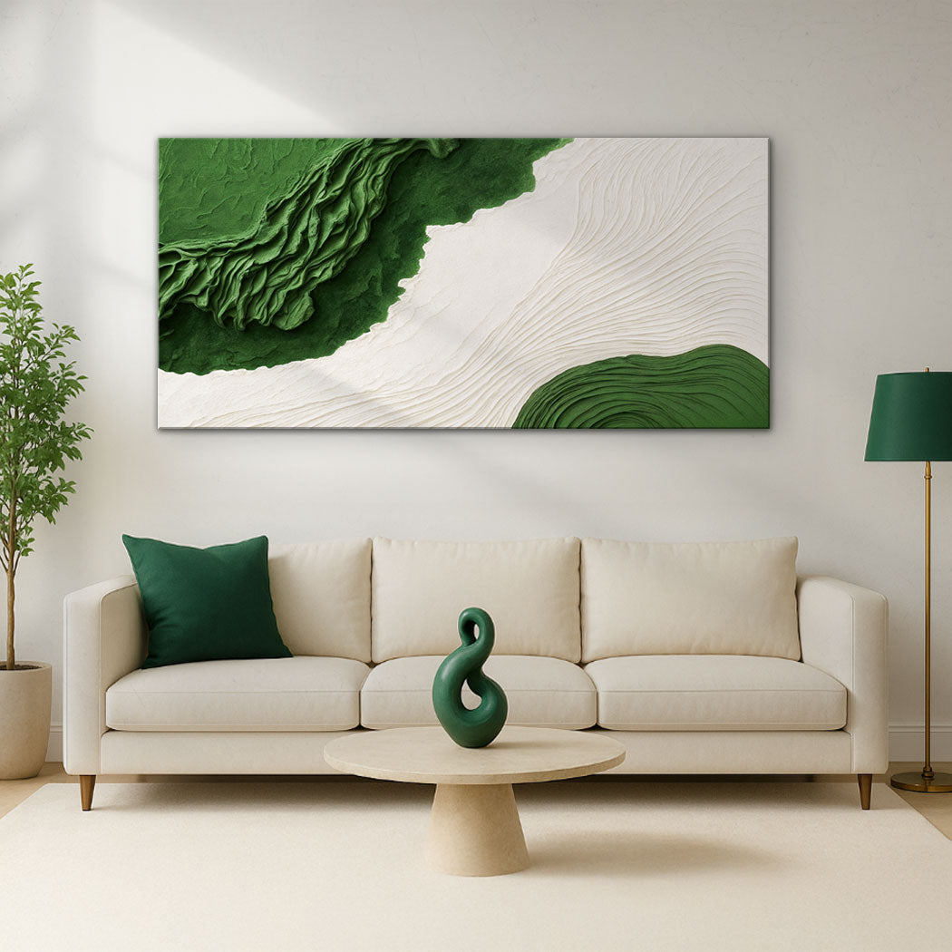 Green Rivers Abstract Wall Art IX on sale at MyriadMart
