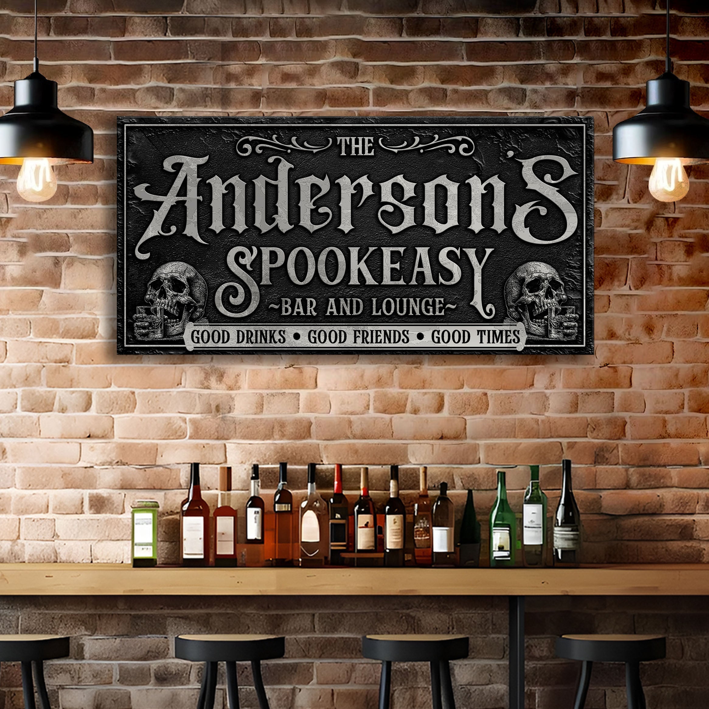 Personalized Spookeasy Bar Sign II on sale at MyriadMart