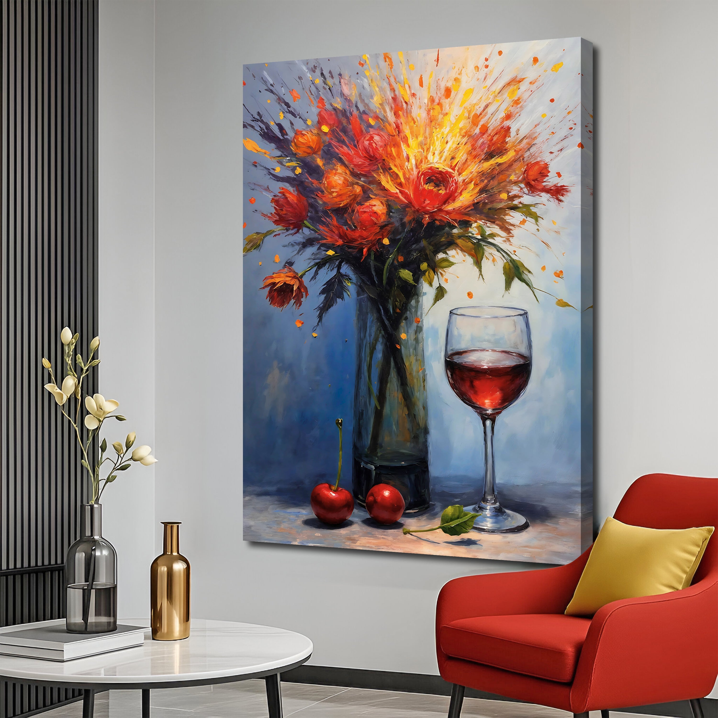 Dynamic Still Life Abstract Wall Art on sale at MyriadMart
