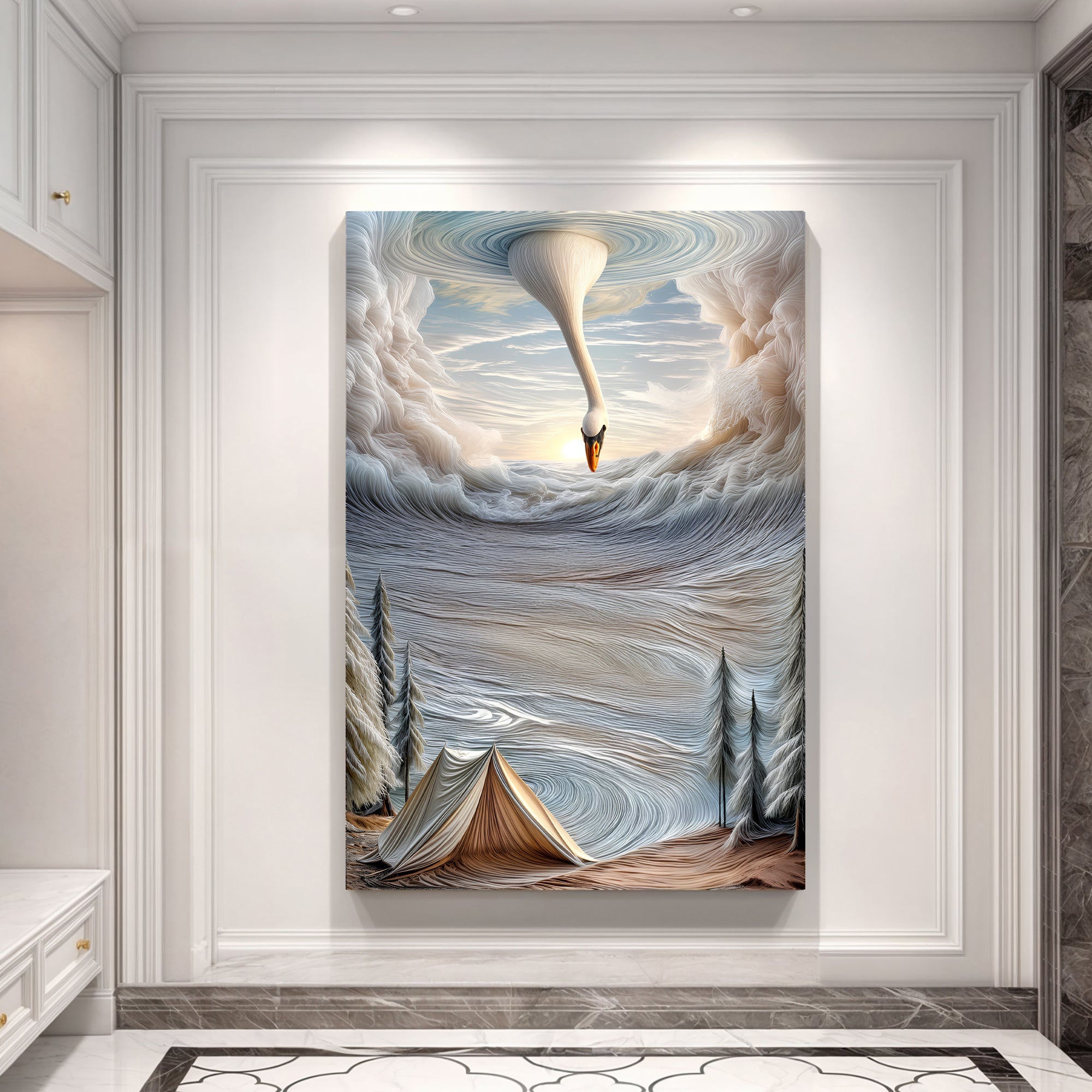 Surrealism Painting Wall Art on sale at MyriadMart