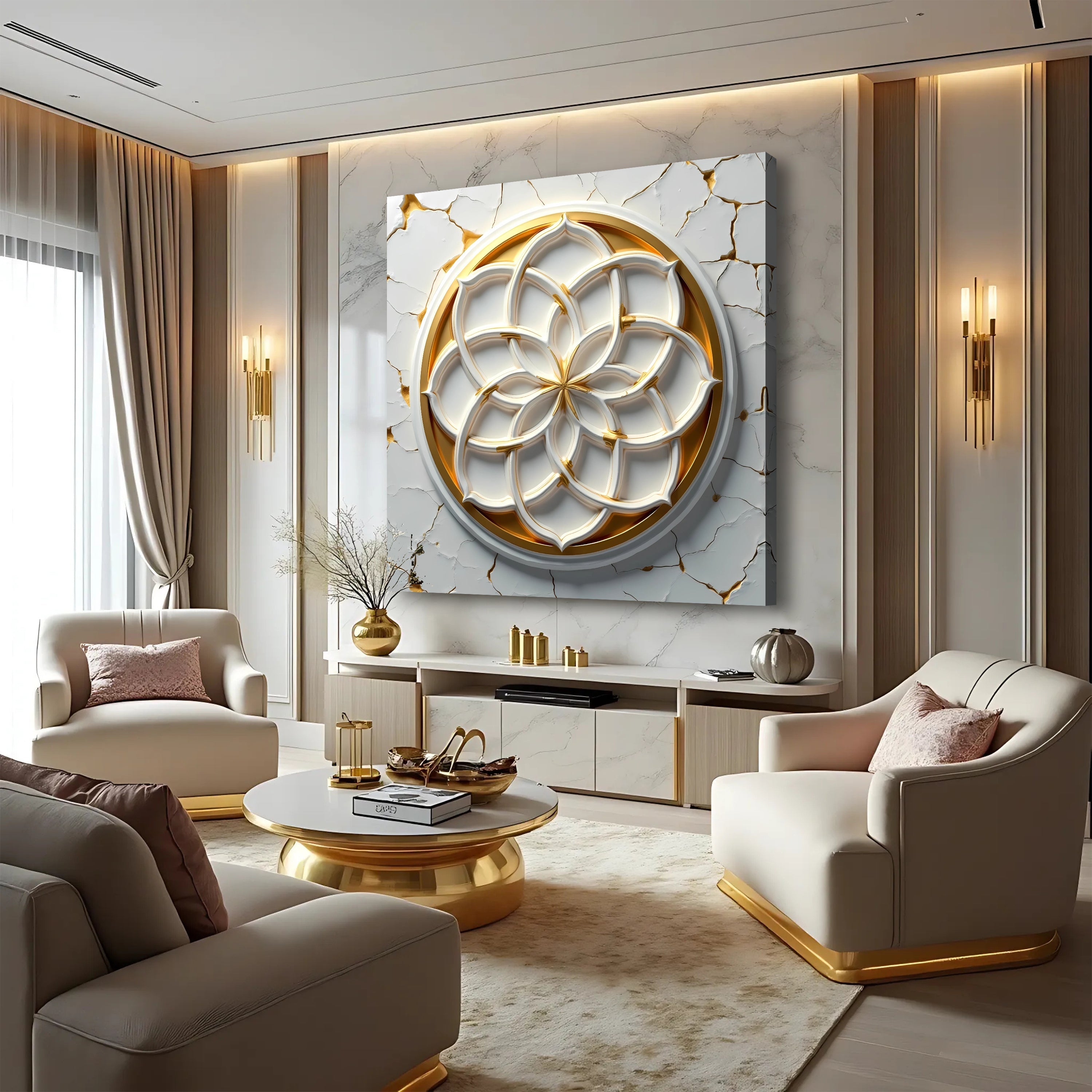 Flower Of Life Wall Art on sale at MyriadMart