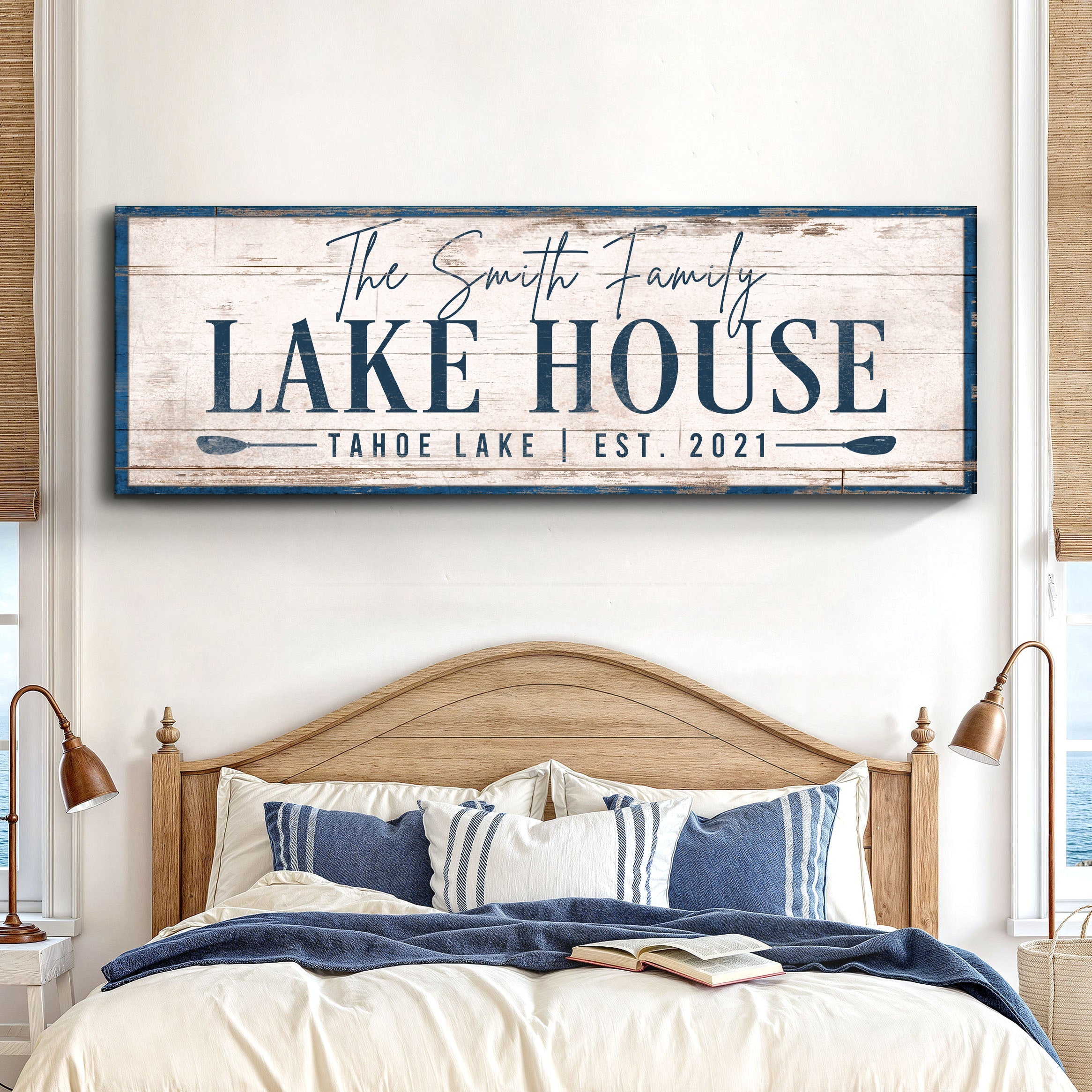 Personalized Lake House Sign V on sale at MyriadMart