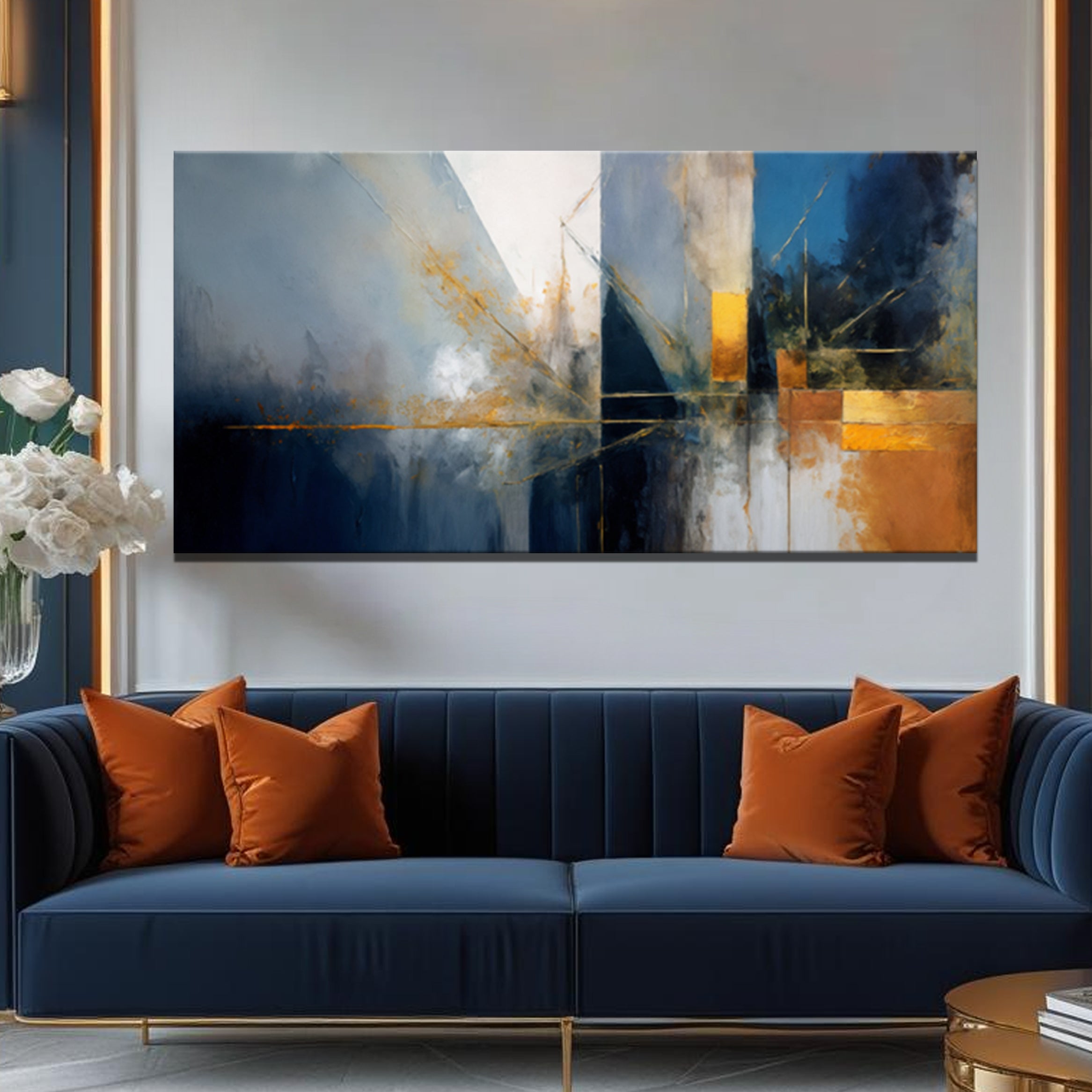 Abstract Geometric Lines Wall Art III on sale at MyriadMart