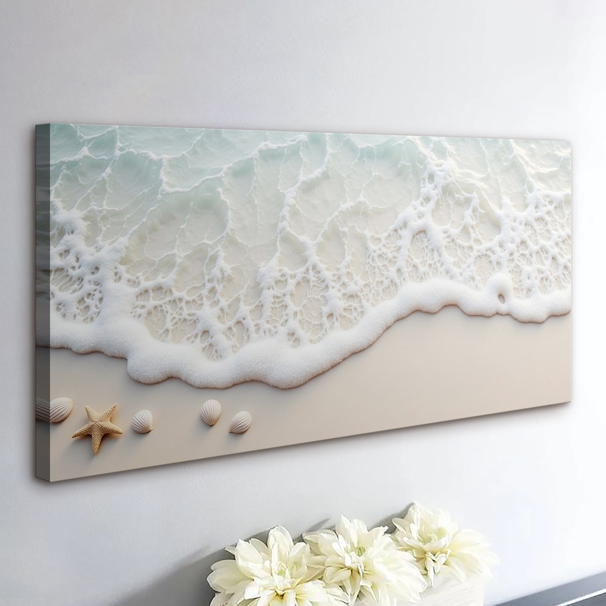 Serene Ocean Wave Coastal Wall Art X on sale at MyriadMart