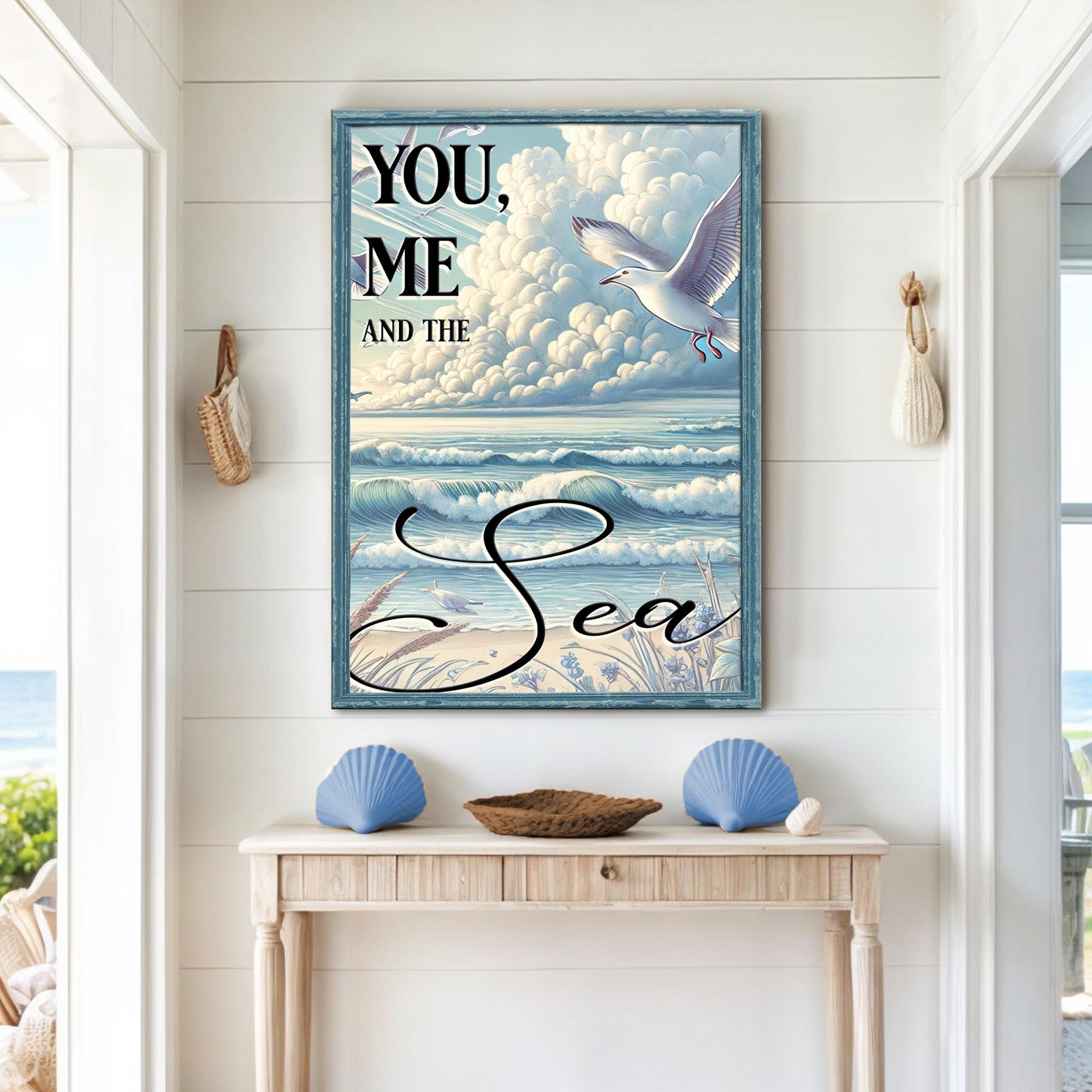 You Me and the Sea Coastal Sign IV on sale at MyriadMart
