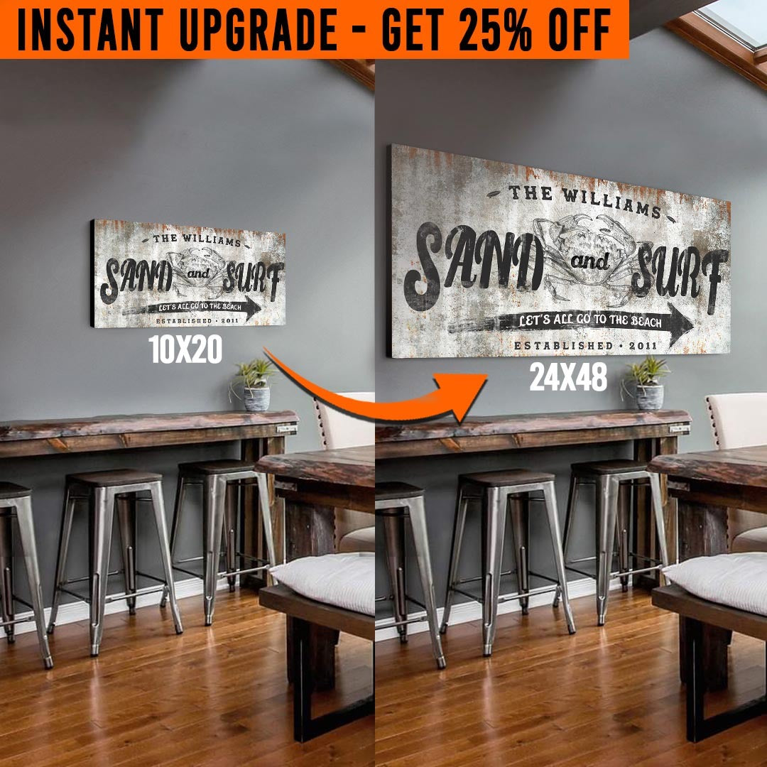 Upgrade Your 'Sand & Surf' Style 2 Canvas To 24x48 Inches on sale at MyriadMart