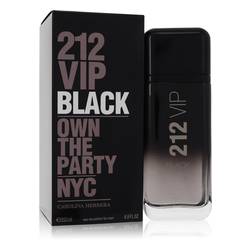 212 Vip Black Eau De Parfum Spray By Carolina Herrera - MyriadMart