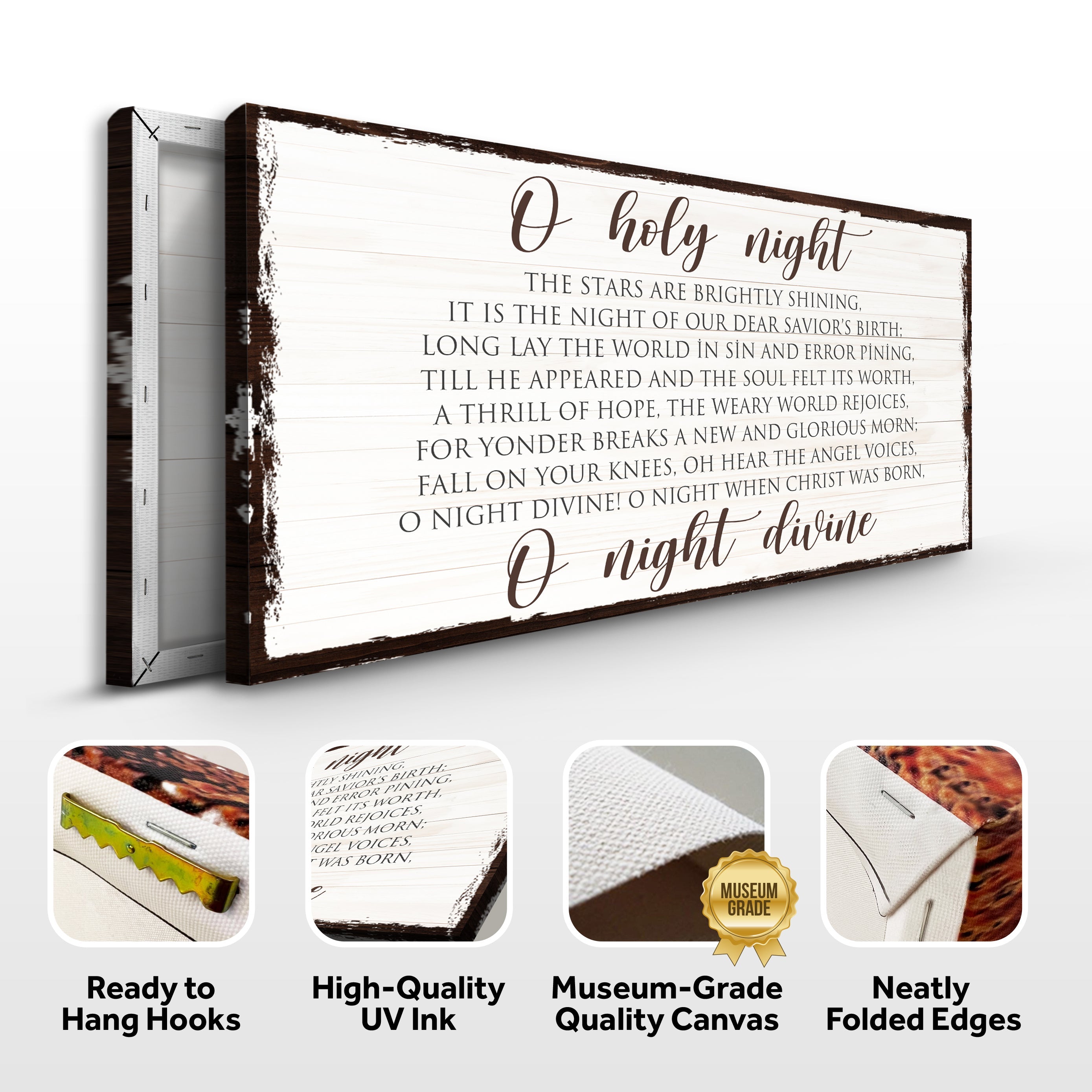 O Holy Night Christmas Sign II on sale at MyriadMart
