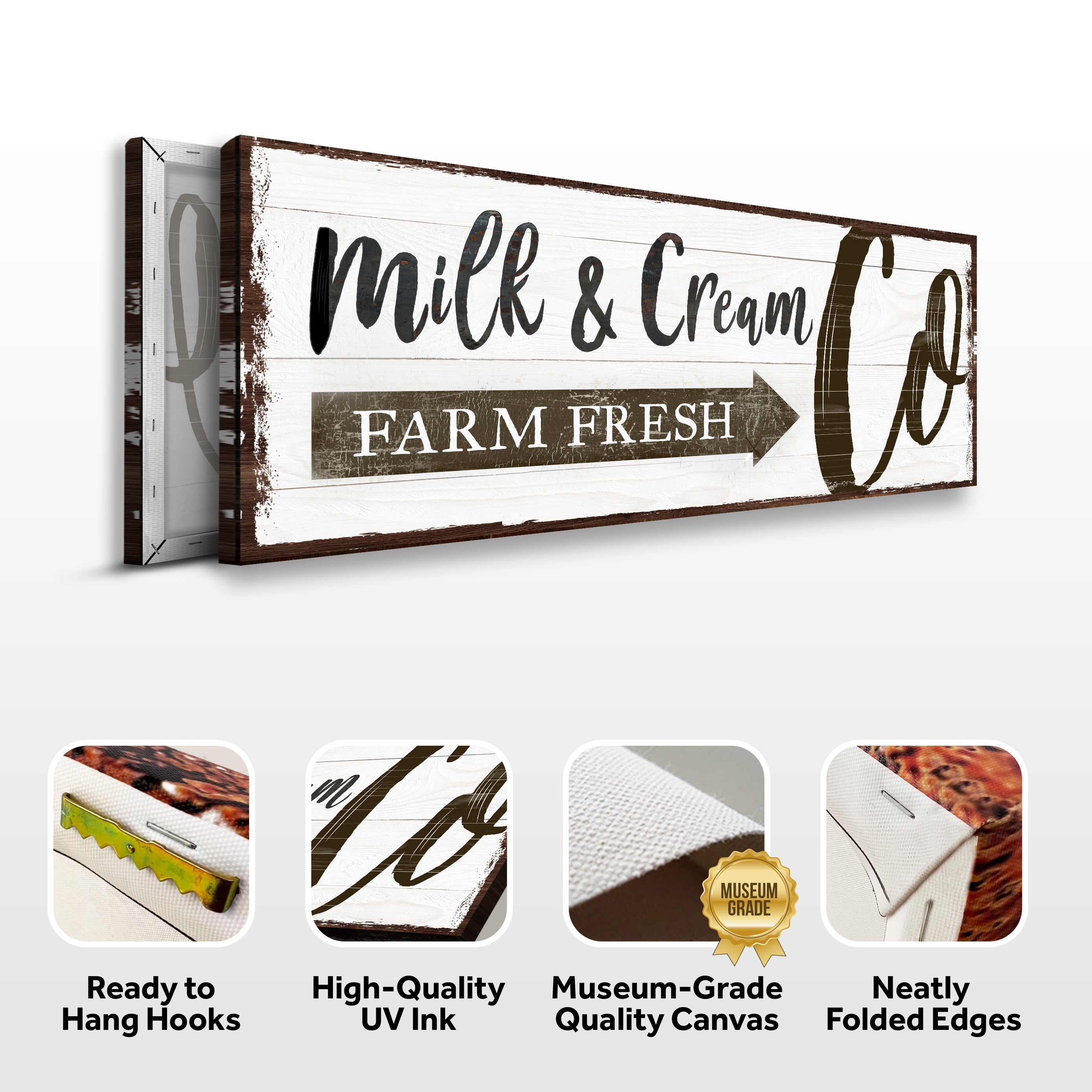Farm Fresh Milk And Cream Co Sign on sale at MyriadMart