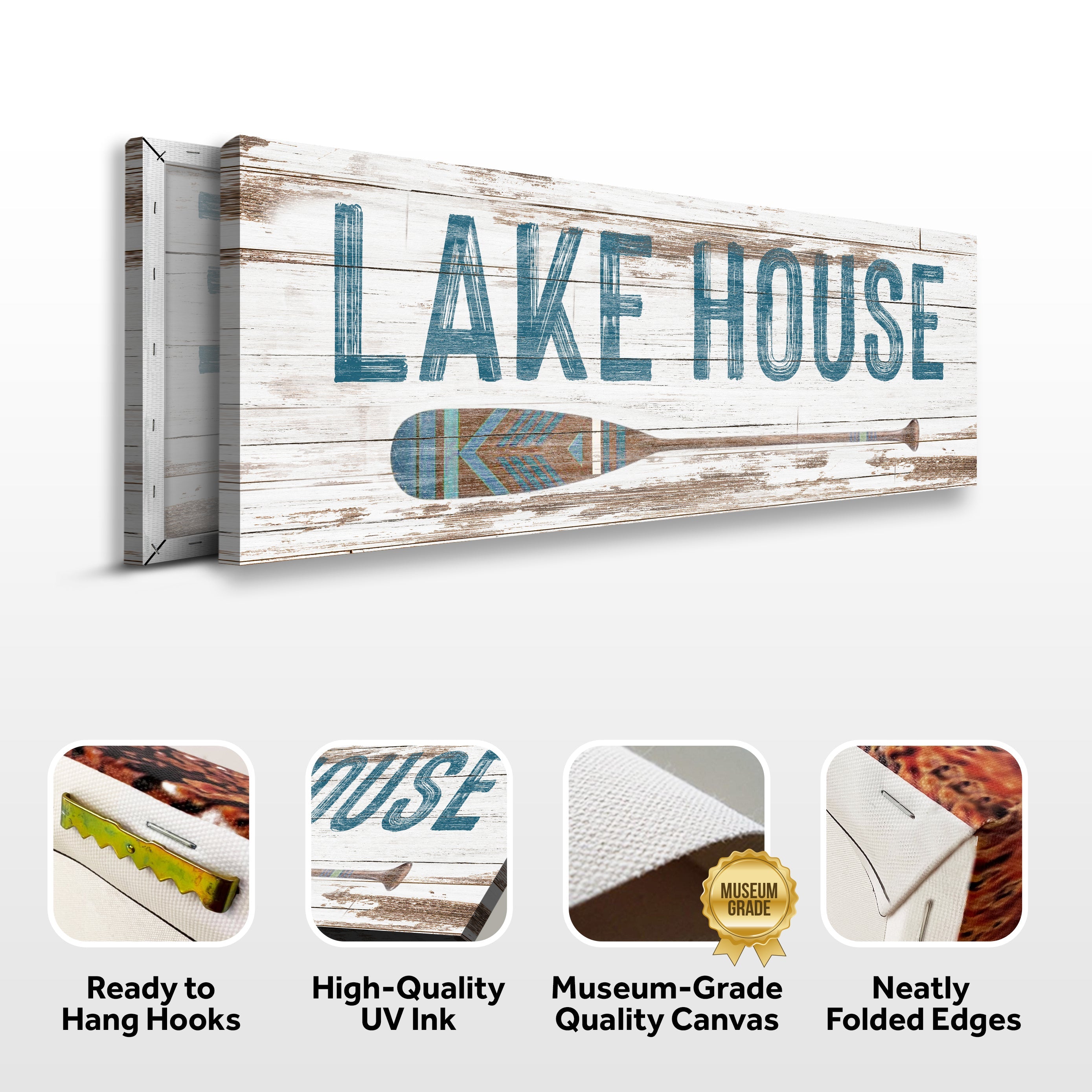 Lake House Coastal Sign II on sale at MyriadMart