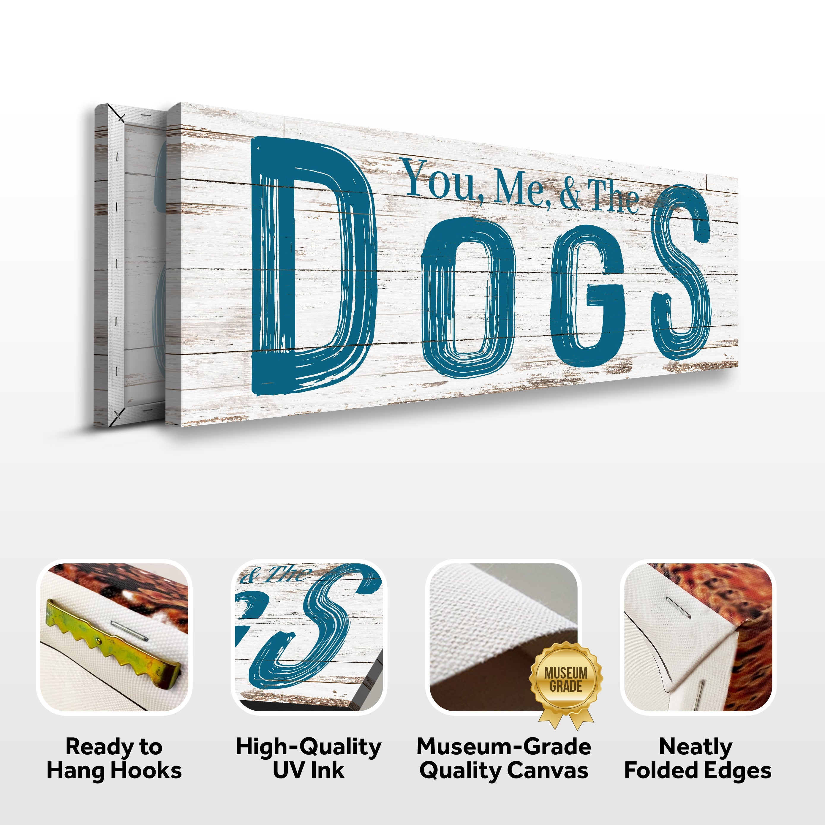 You, Me And The Dogs Sign V on sale at MyriadMart