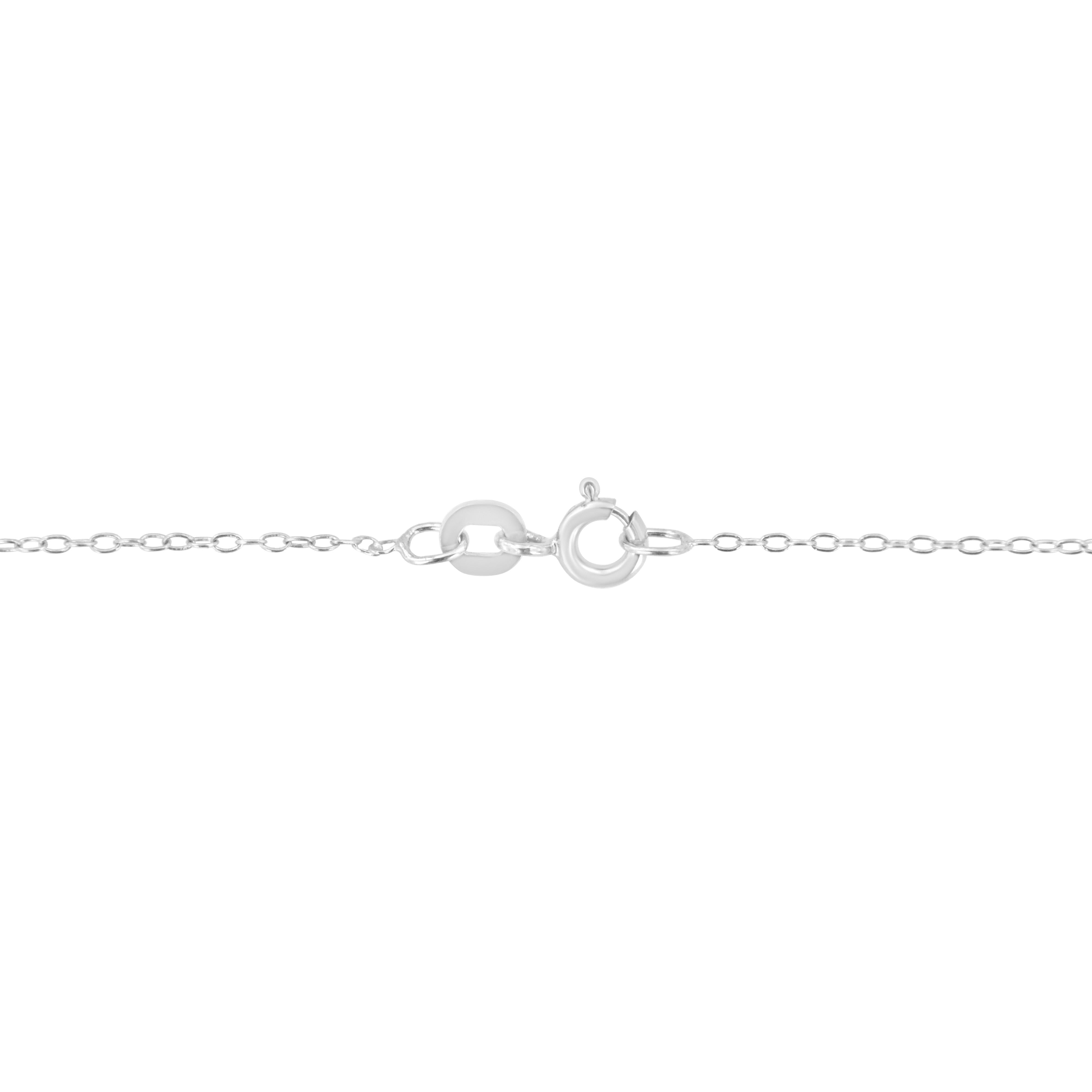 .925 Sterling Silver 1.0 Ctw Diamond Shadow Open Heart Halo 18" Pendant Necklace I-J Color, I1-I2 Clarity on sale at MyriadMart