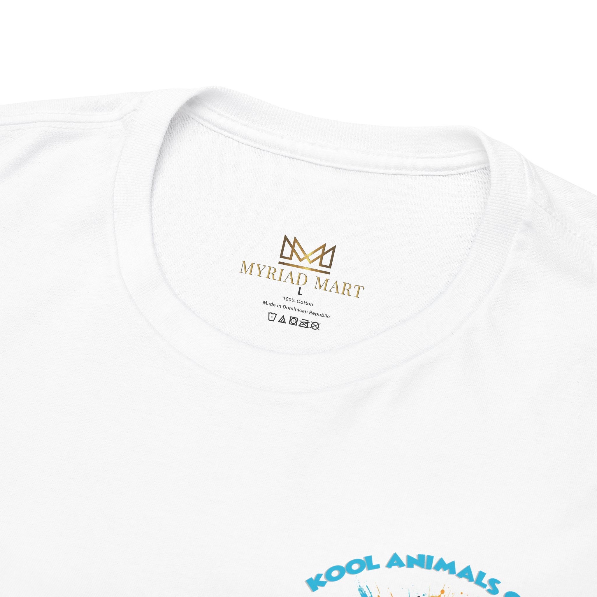 Kool Animals Club Tee, Unisex Graphic T-Shirt, Fun Animal Apparel, Casual Wear, Unique Gift for Animal Lovers - MyriadMart
