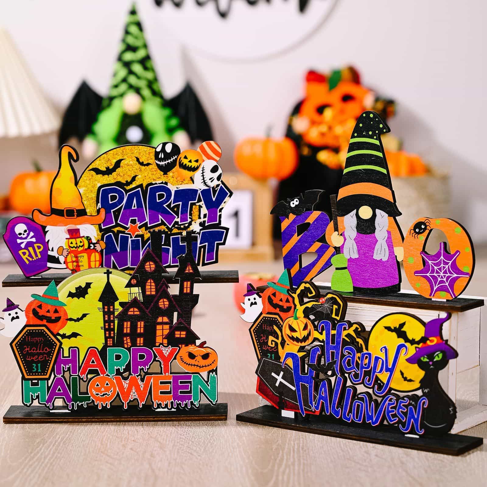 Assorted 2-Piece Halloween Element Ornaments - MyriadMart