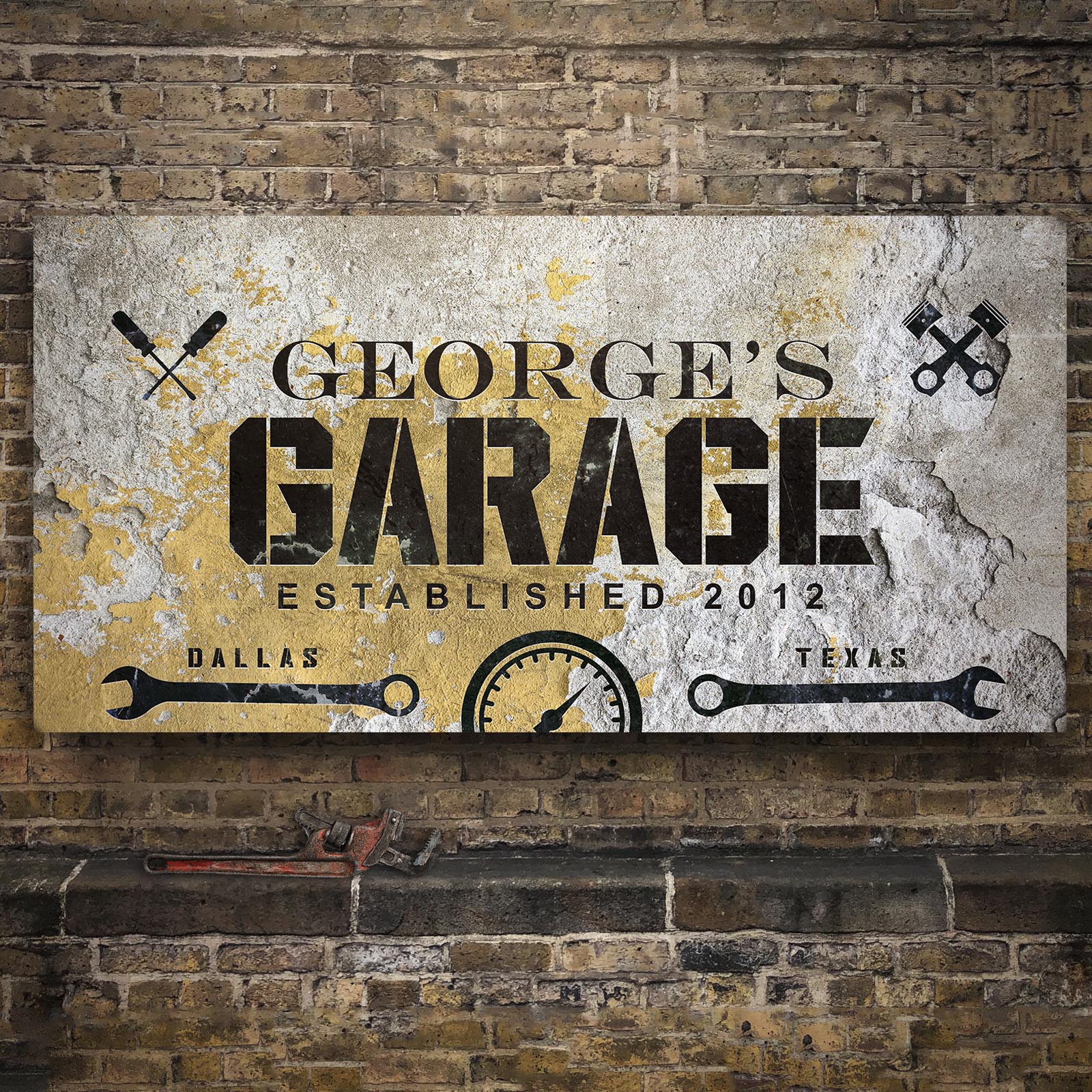 Man Cave Garage Sign on sale at MyriadMart