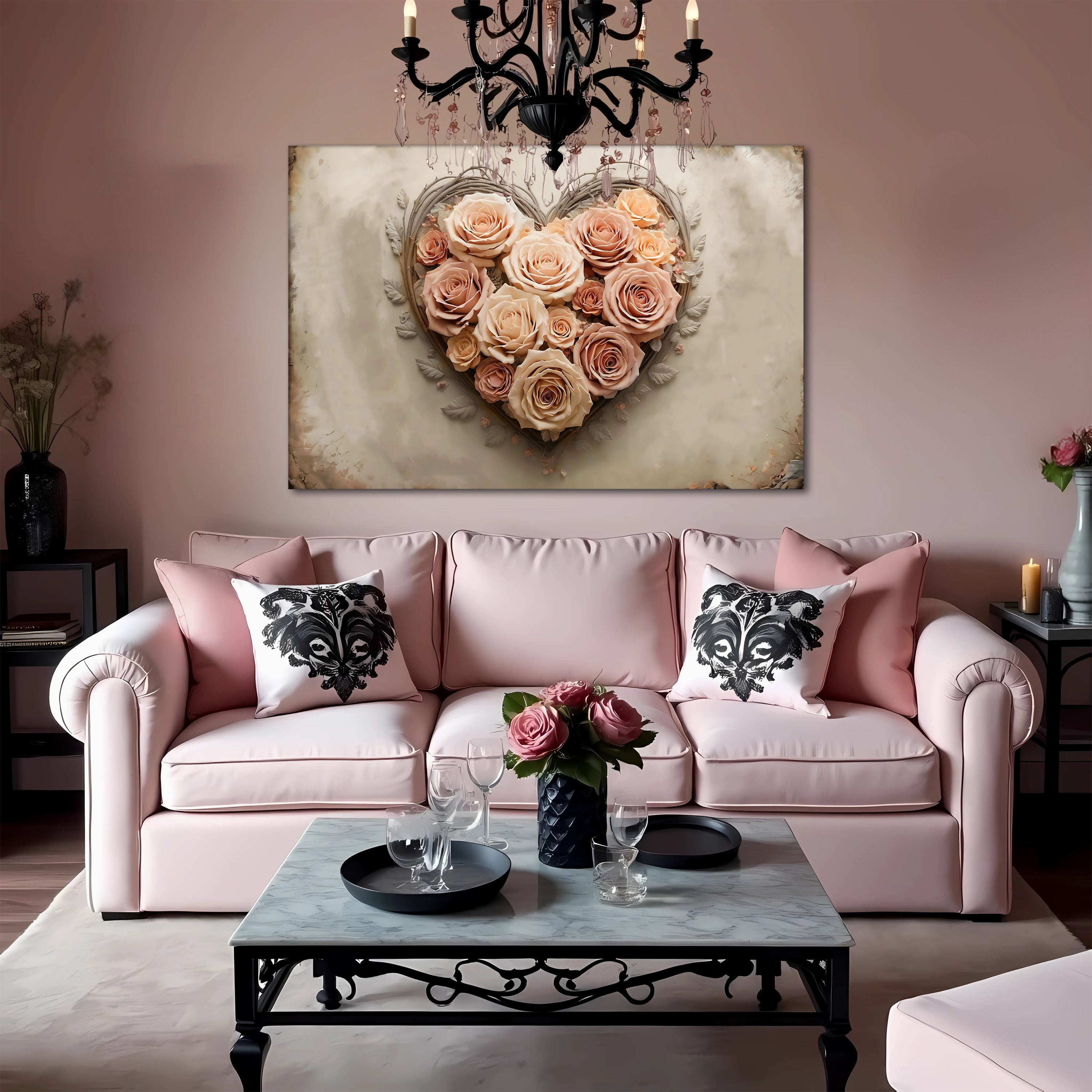 3D Floral Heart Wall Art III on sale at MyriadMart