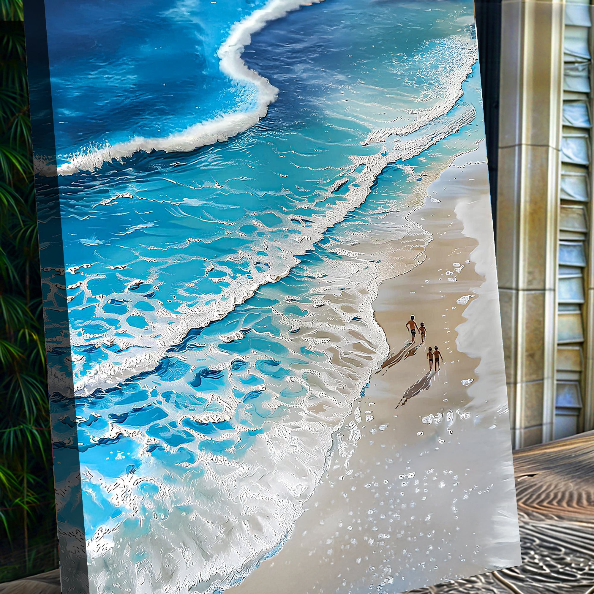 Beachfront Painting Coastal Wall Art III on sale at MyriadMart