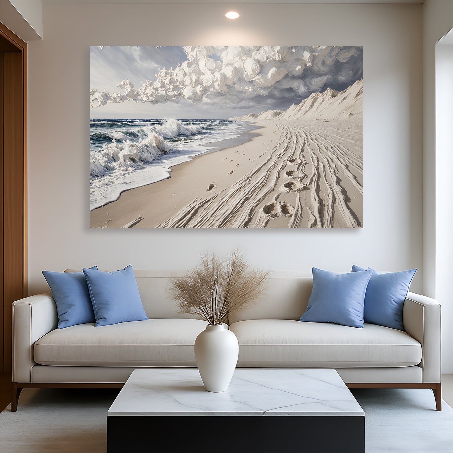 Footprints in the Sand Wall Art on sale at MyriadMart