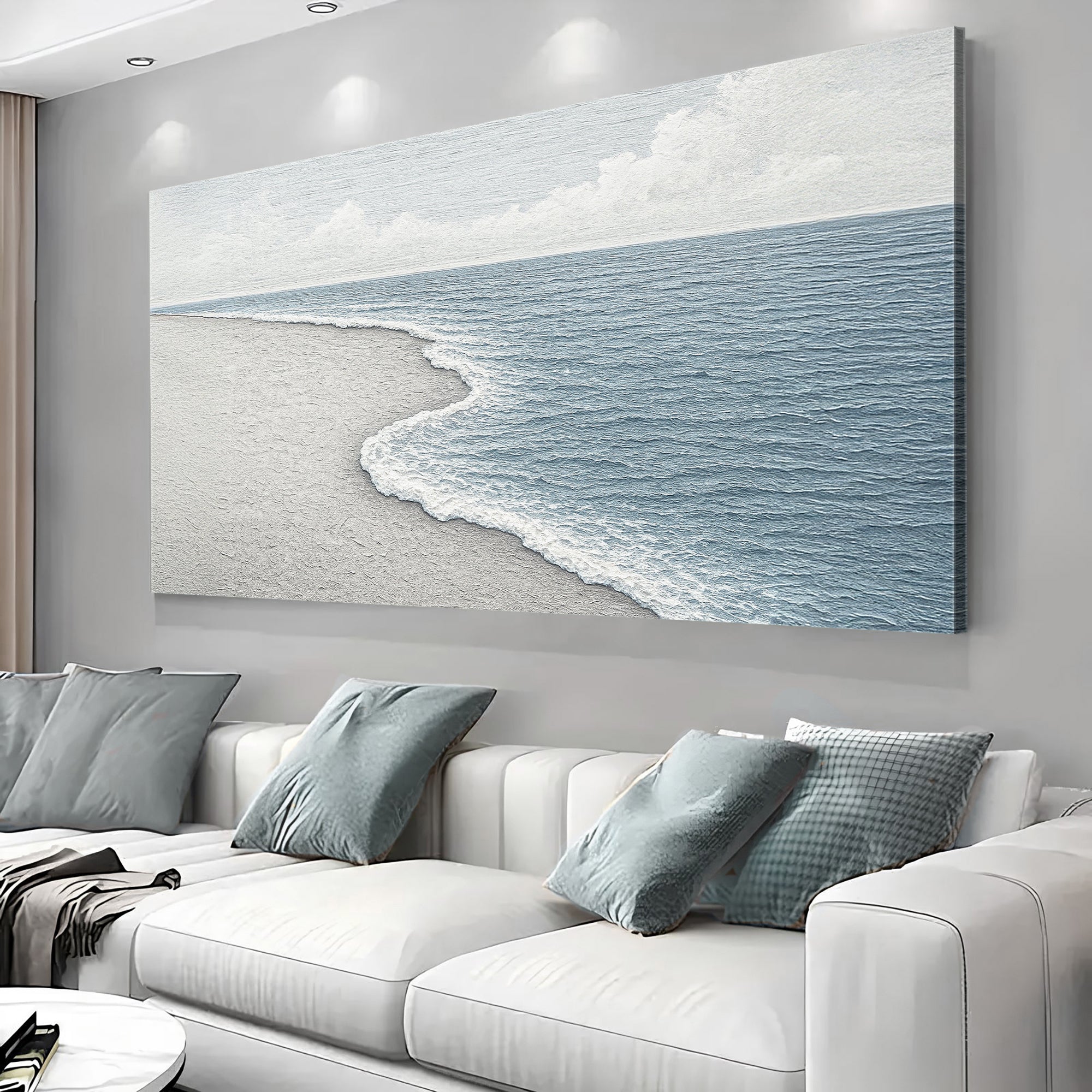 Abstract Beach Shore Wall Art on sale at MyriadMart