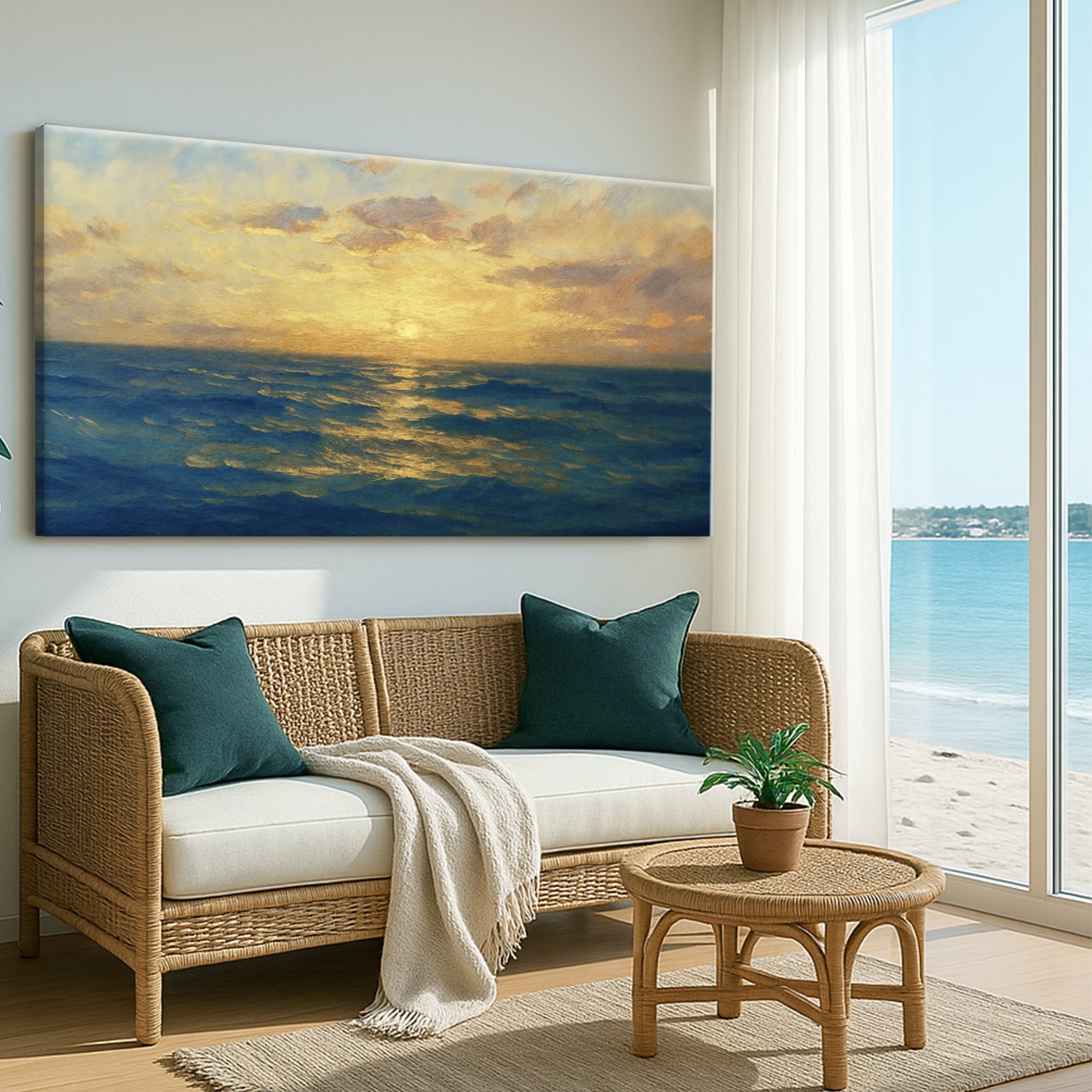 Waterscape Abstract Wall Art VII on sale at MyriadMart
