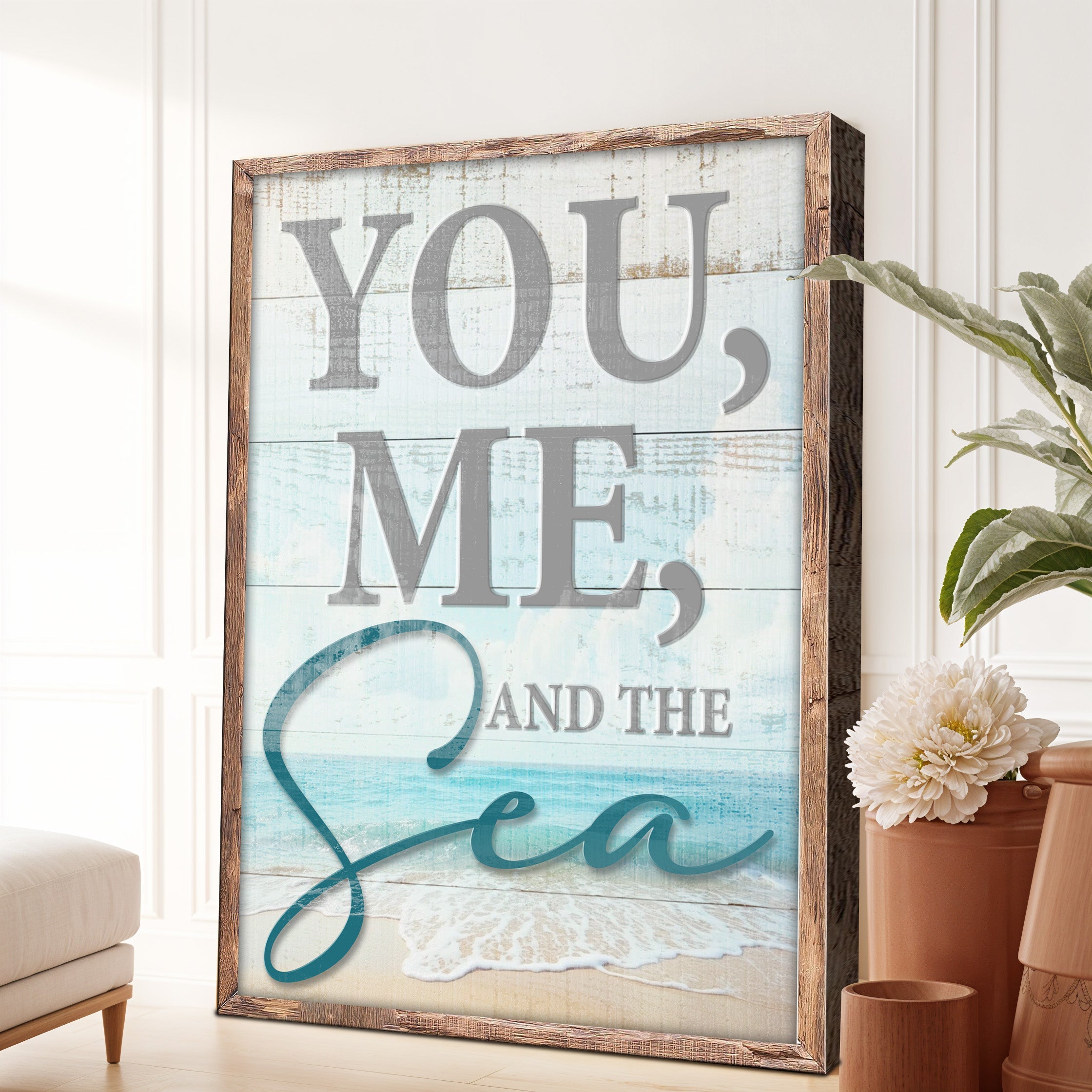 You Me and the Sea Coastal Sign II on sale at MyriadMart
