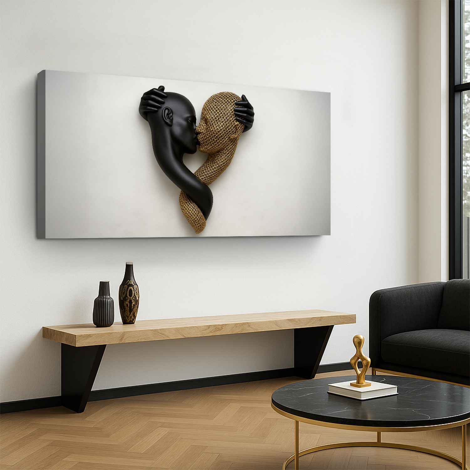 Eternal Love Figure Abstract Wall Art IV on sale at MyriadMart