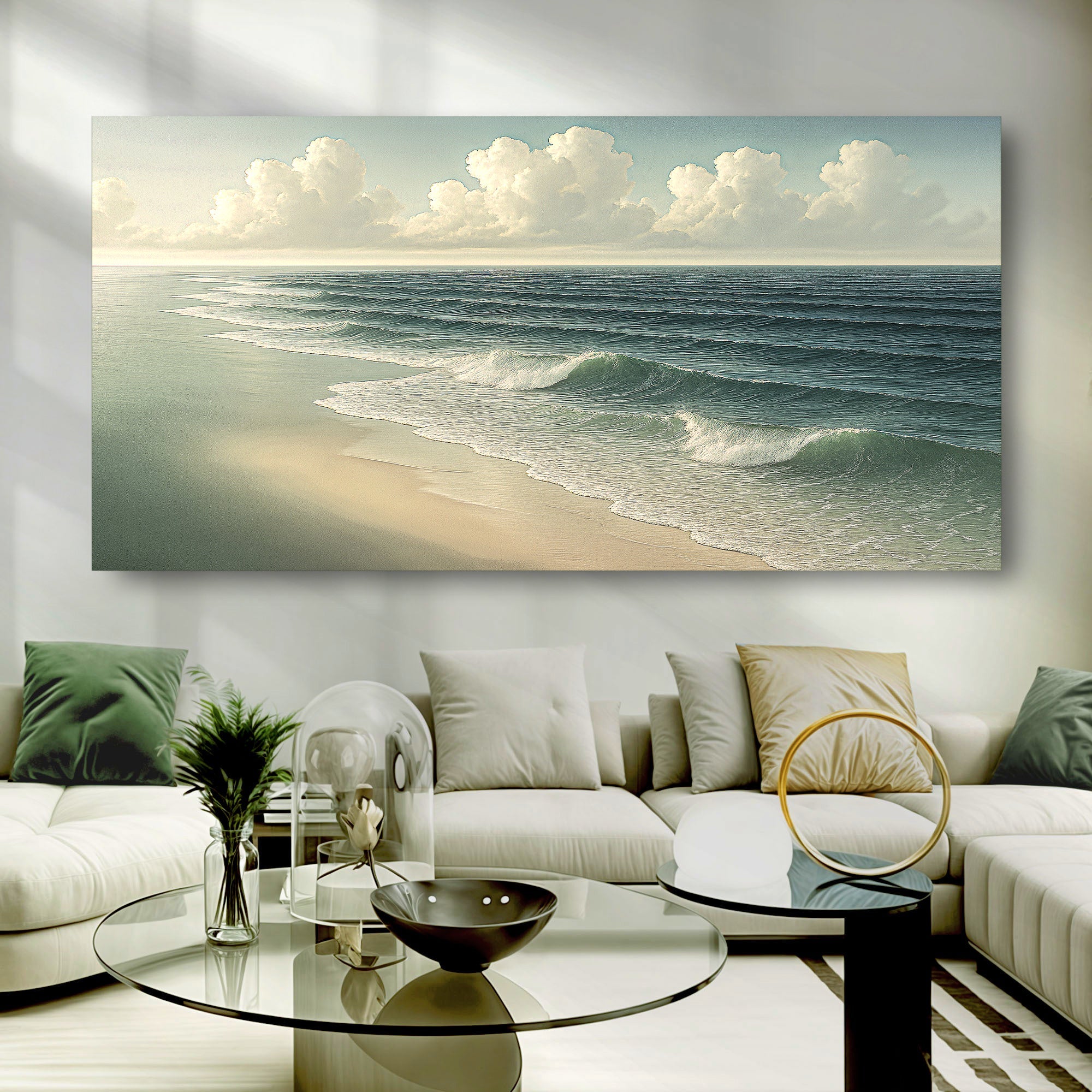 Beach Shoreline Coastal Wall Art VI on sale at MyriadMart