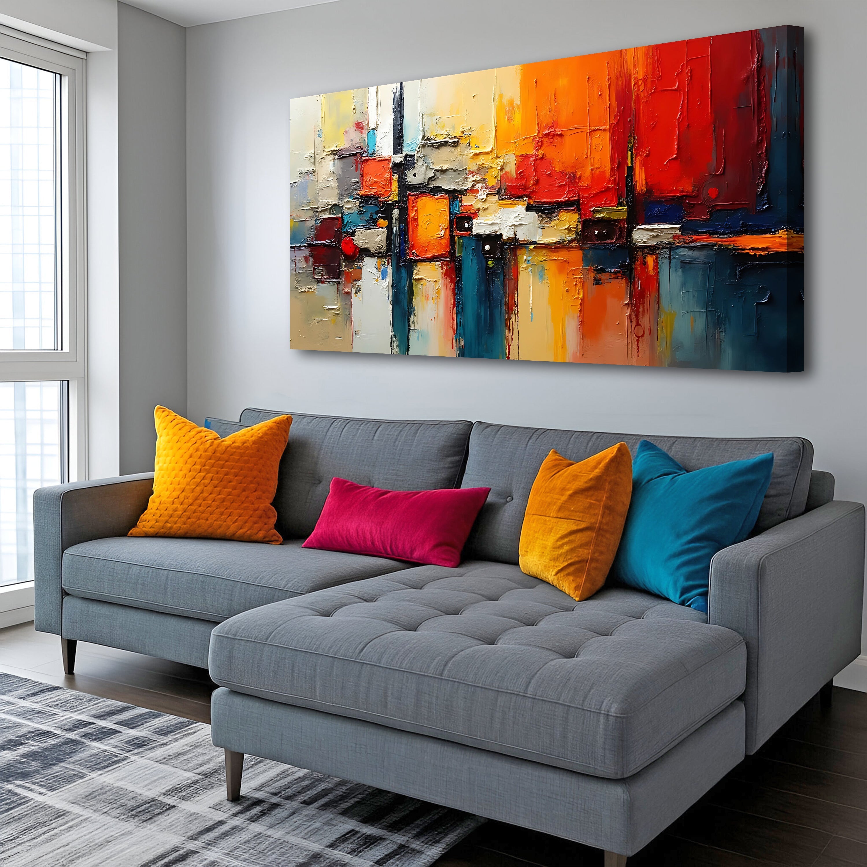 Colorful Abstract Wall Art II on sale at MyriadMart