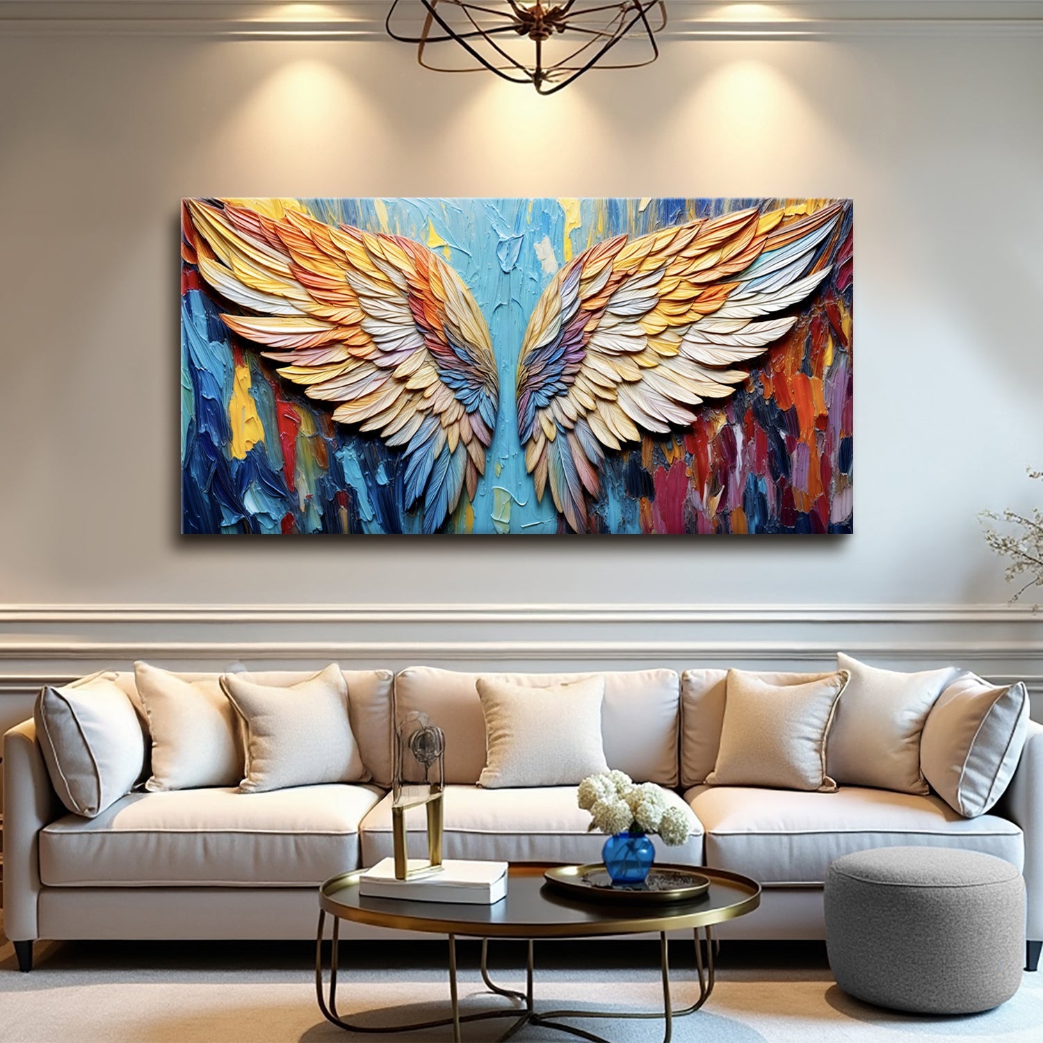 Wings of Hope Impasto Wall Art on sale at MyriadMart