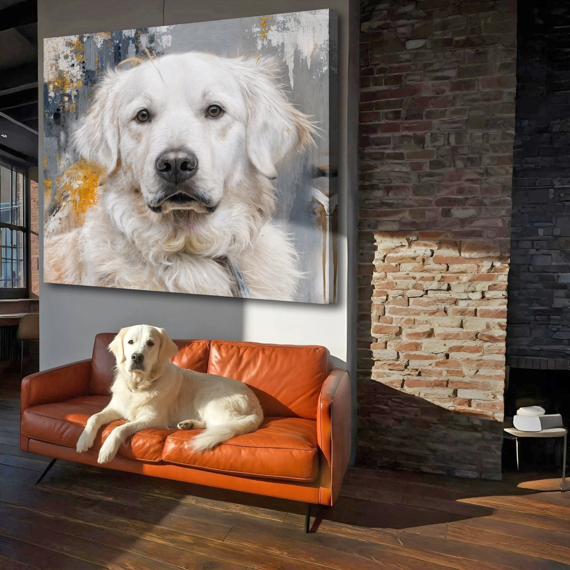 Customized Pet Portrait Abstract Wall Art on sale at MyriadMart