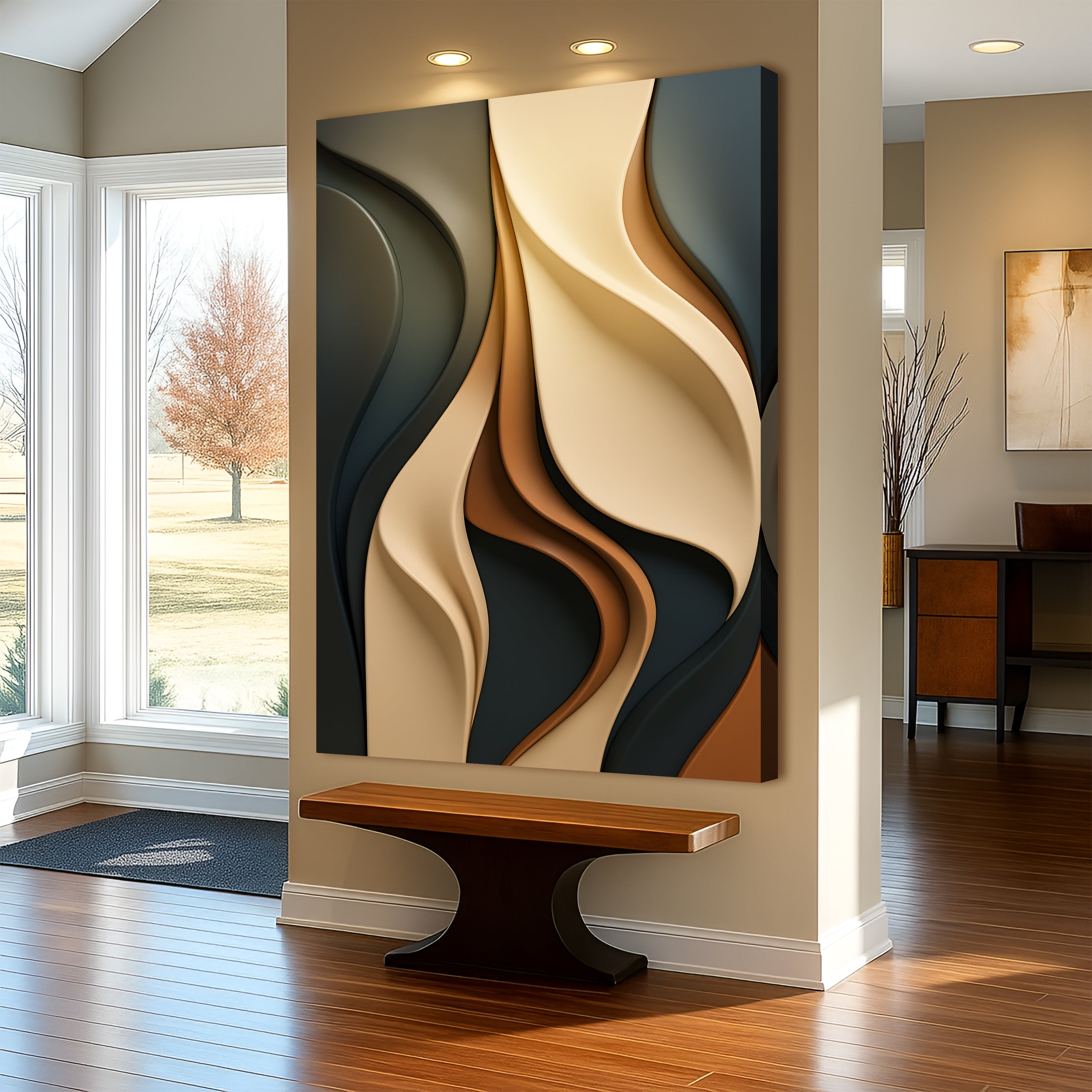 Modern Abstract Minimalist Wall Art on sale at MyriadMart