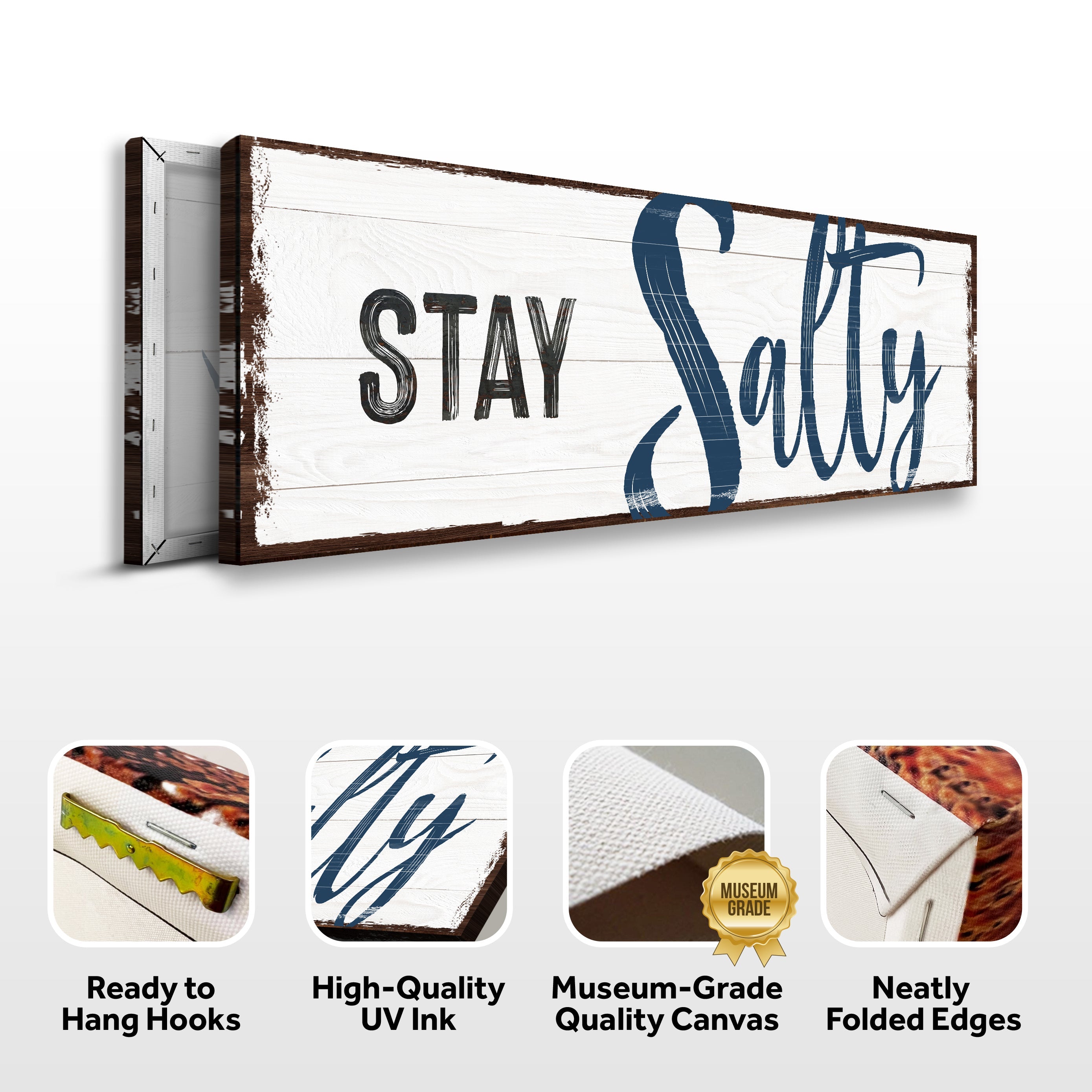 Stay Salty Coastal Sign III on sale at MyriadMart