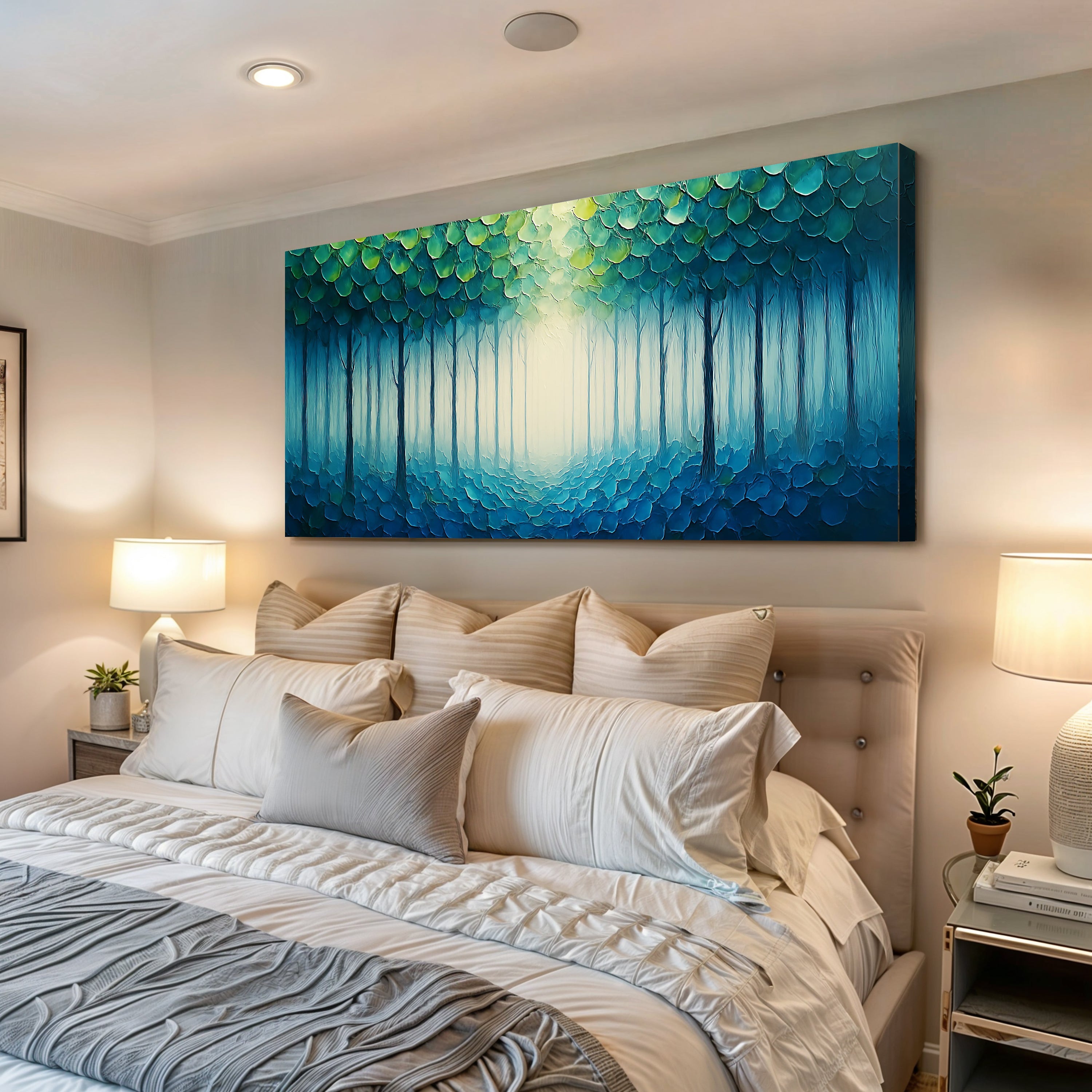 Forest Whispers Impasto Wall Art on sale at MyriadMart